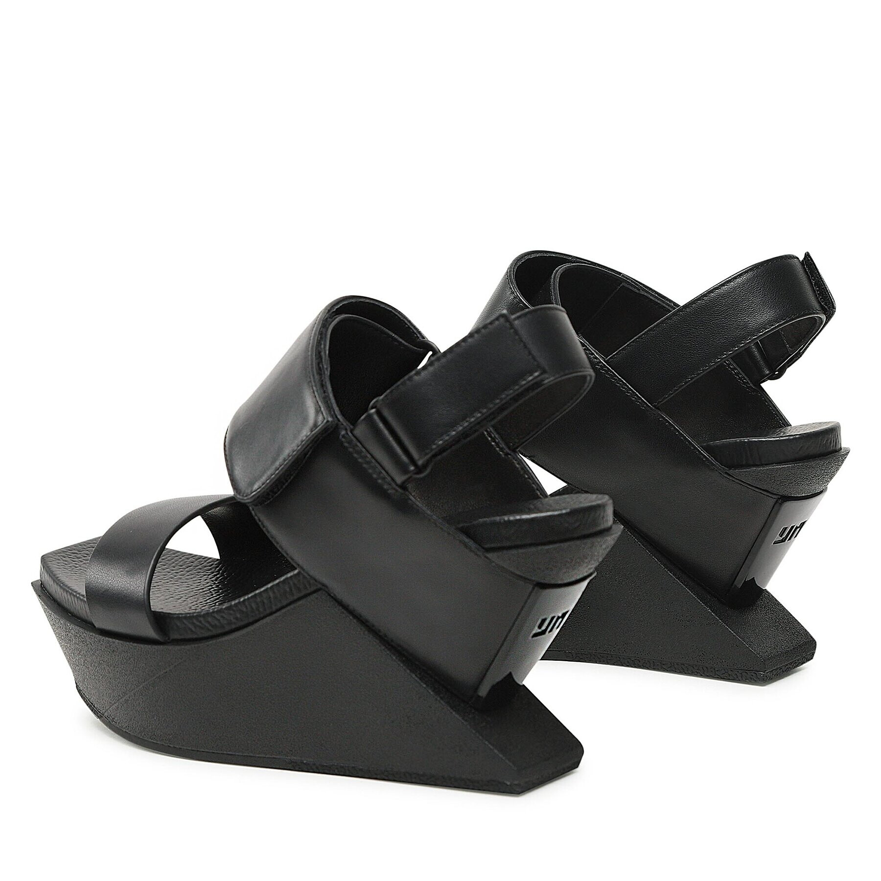 United Nude Сандали Delta Wedge Sandal 104130116 Черен - Pepit.bg