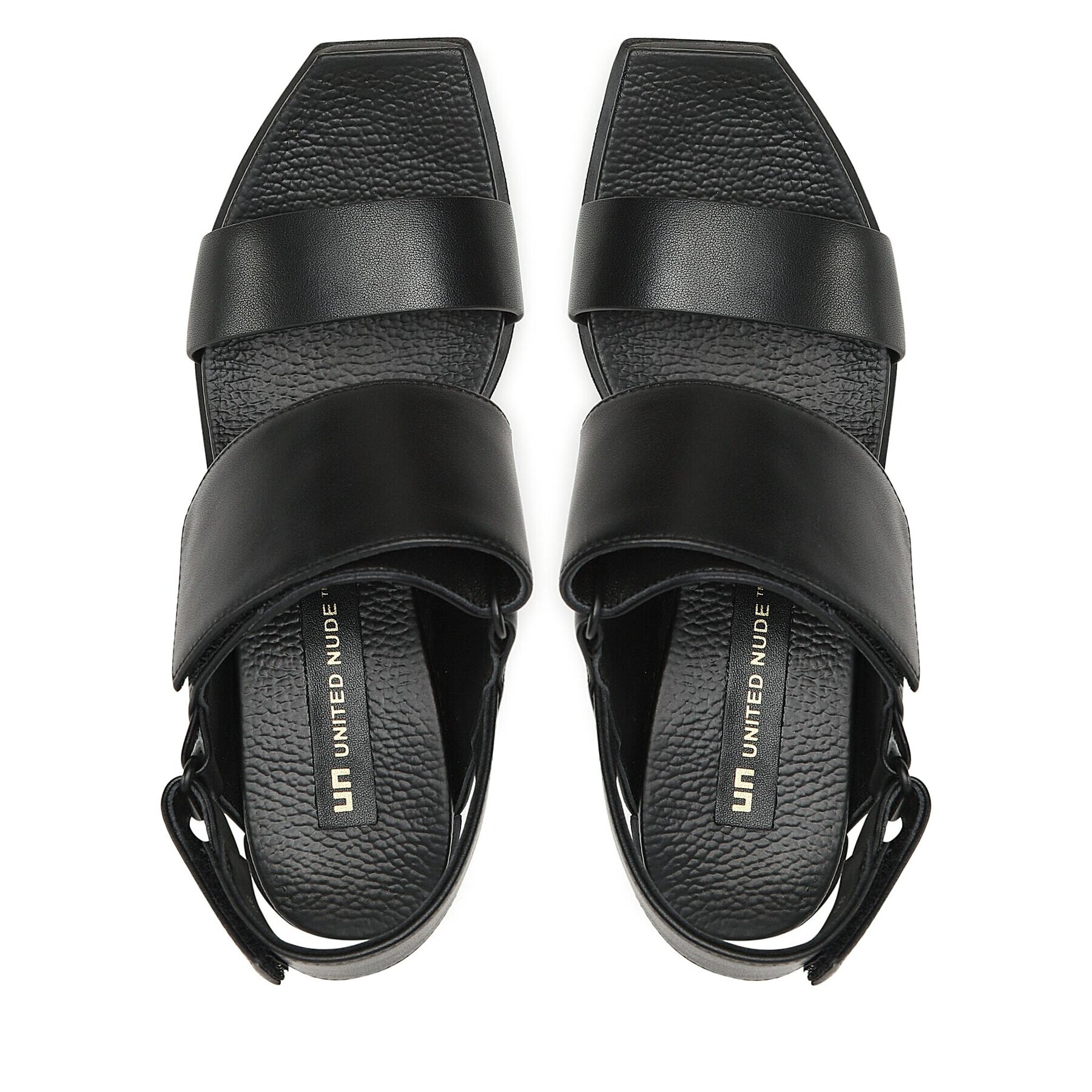 United Nude Сандали Delta Wedge Sandal 104130116 Черен - Pepit.bg