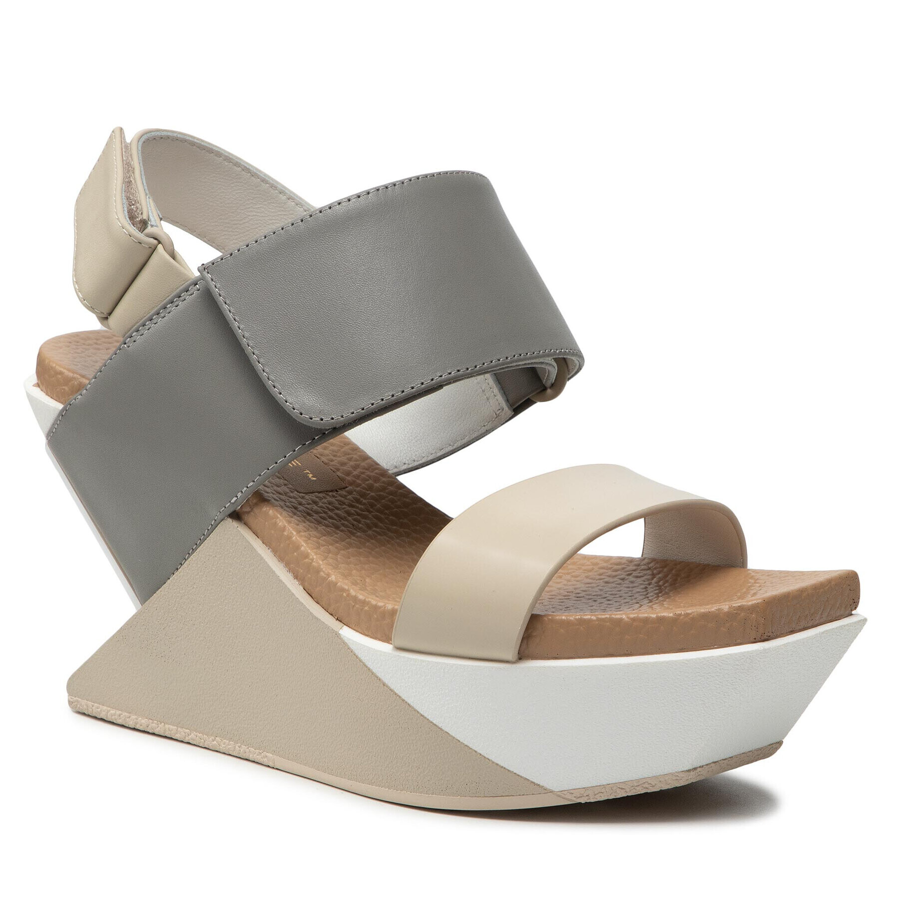 United Nude Сандали Delta Wedge Sandal 1041316616 Бежов - Pepit.bg