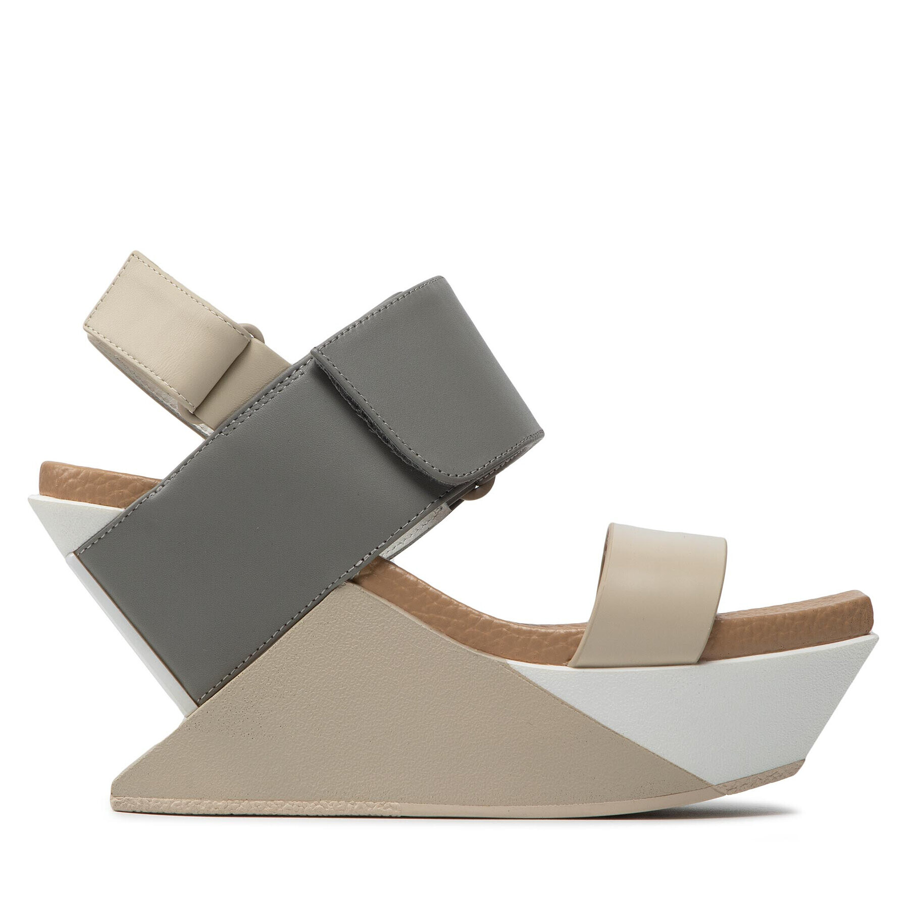 United Nude Сандали Delta Wedge Sandal 1041316616 Бежов - Pepit.bg