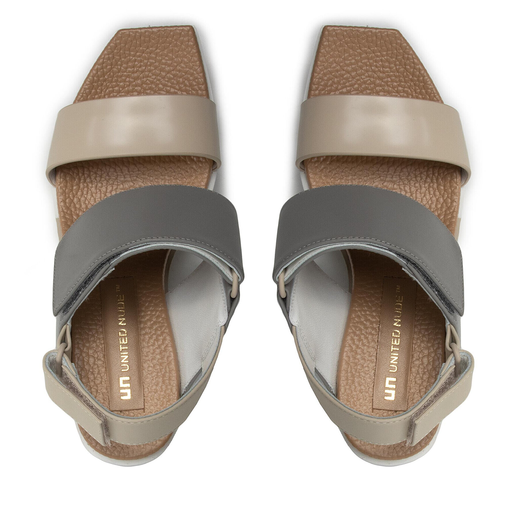 United Nude Сандали Delta Wedge Sandal 1041316616 Бежов - Pepit.bg