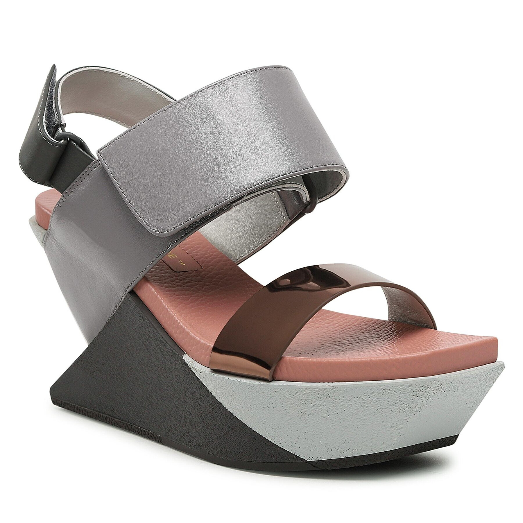 United Nude Сандали Delta Wedge Sandal 104137621613 Сив - Pepit.bg