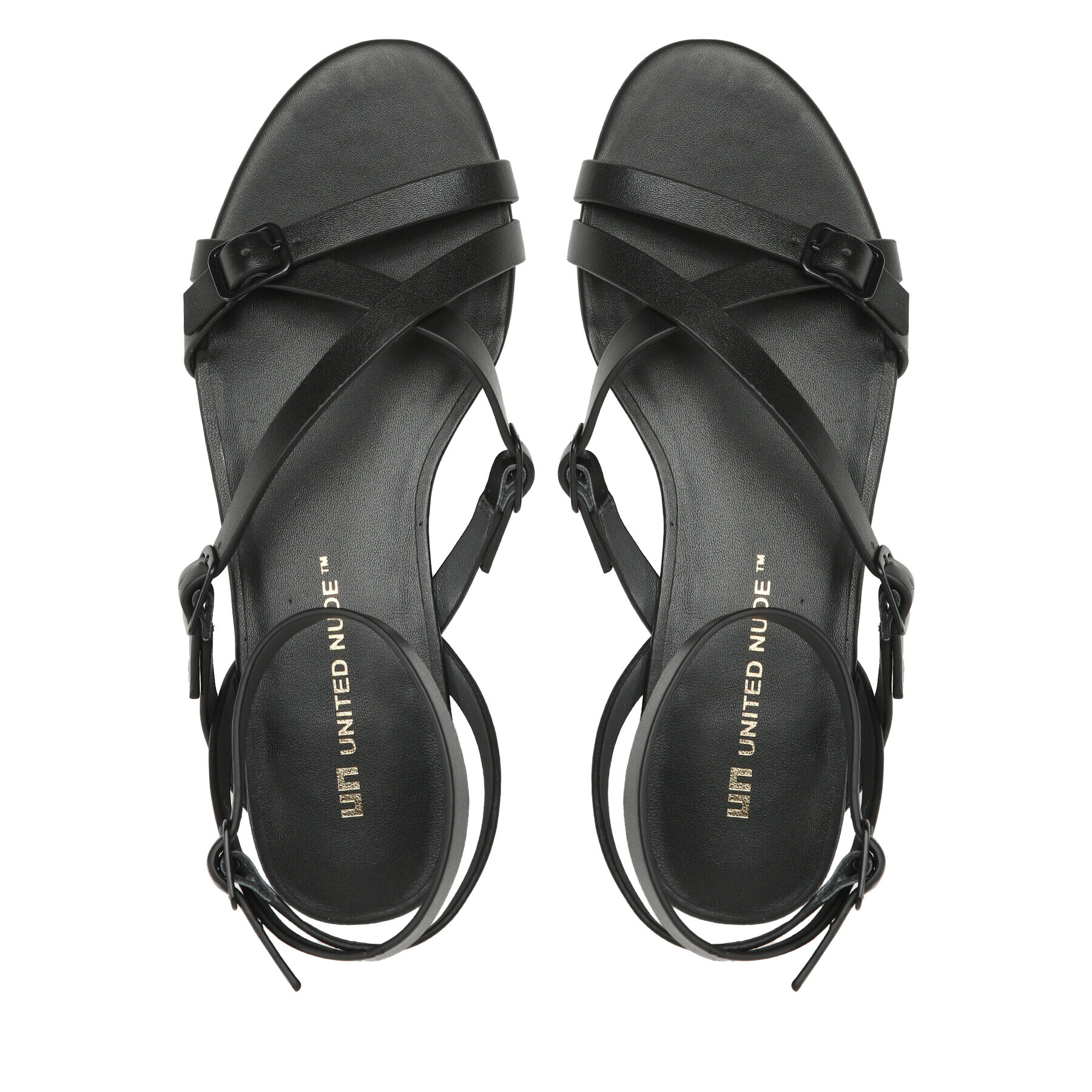 United Nude Сандали Sia Strapy Lo 107310116 Черен - Pepit.bg