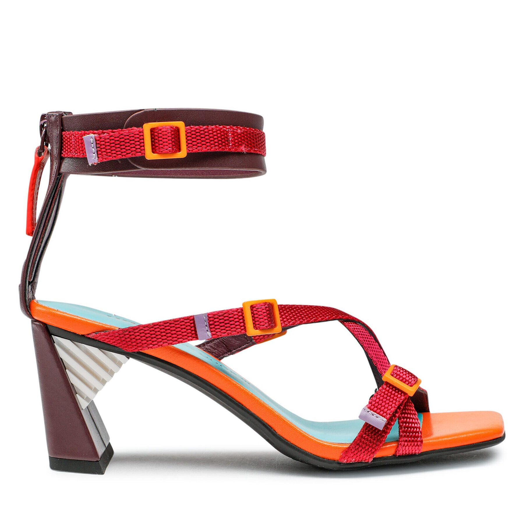 United Nude Сандали Sonar S Mid 10673737125 Бордо - Pepit.bg