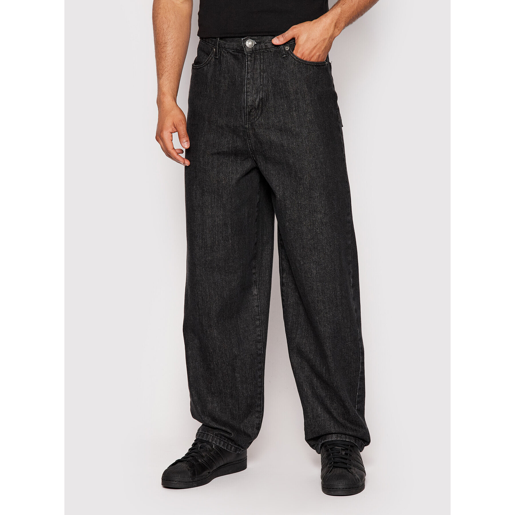 Urban Classics Дънки 90‘s TB4461 Черен Relaxed Fit - Pepit.bg