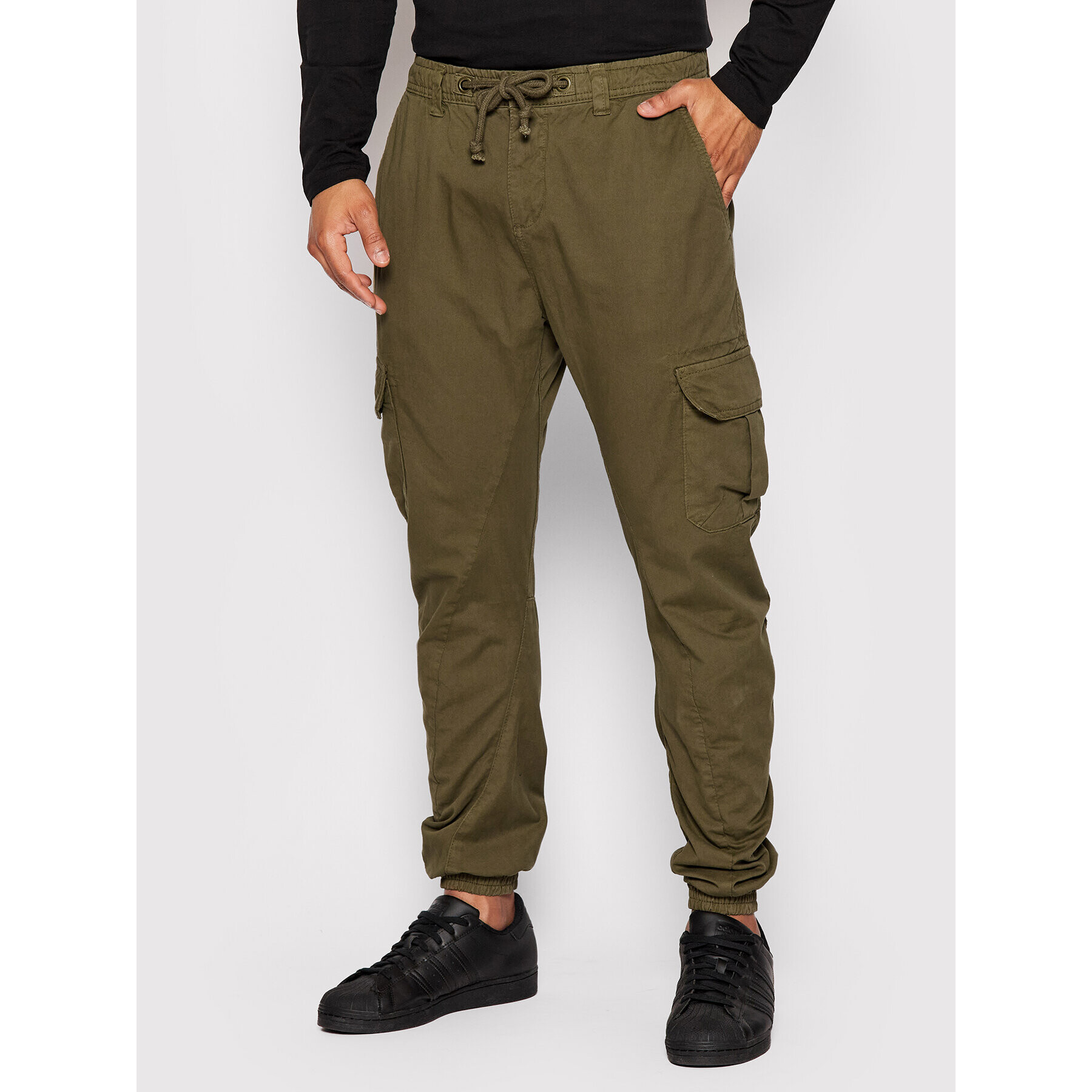 Urban Classics Джогъри Cargo TB1268 Зелен Regular Fit - Pepit.bg