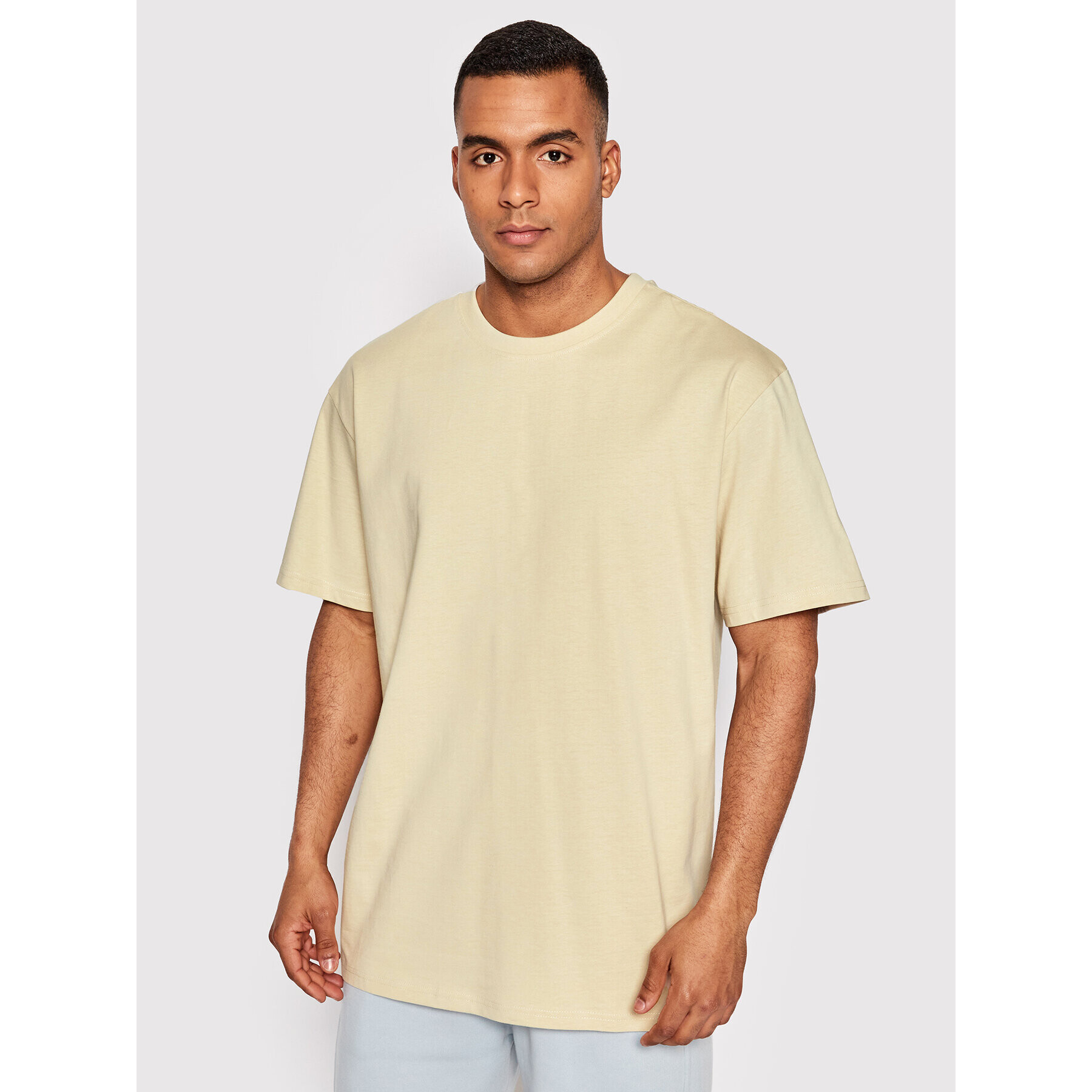 Urban Classics Тишърт Heavy TB1778 Бежов Oversize - Pepit.bg