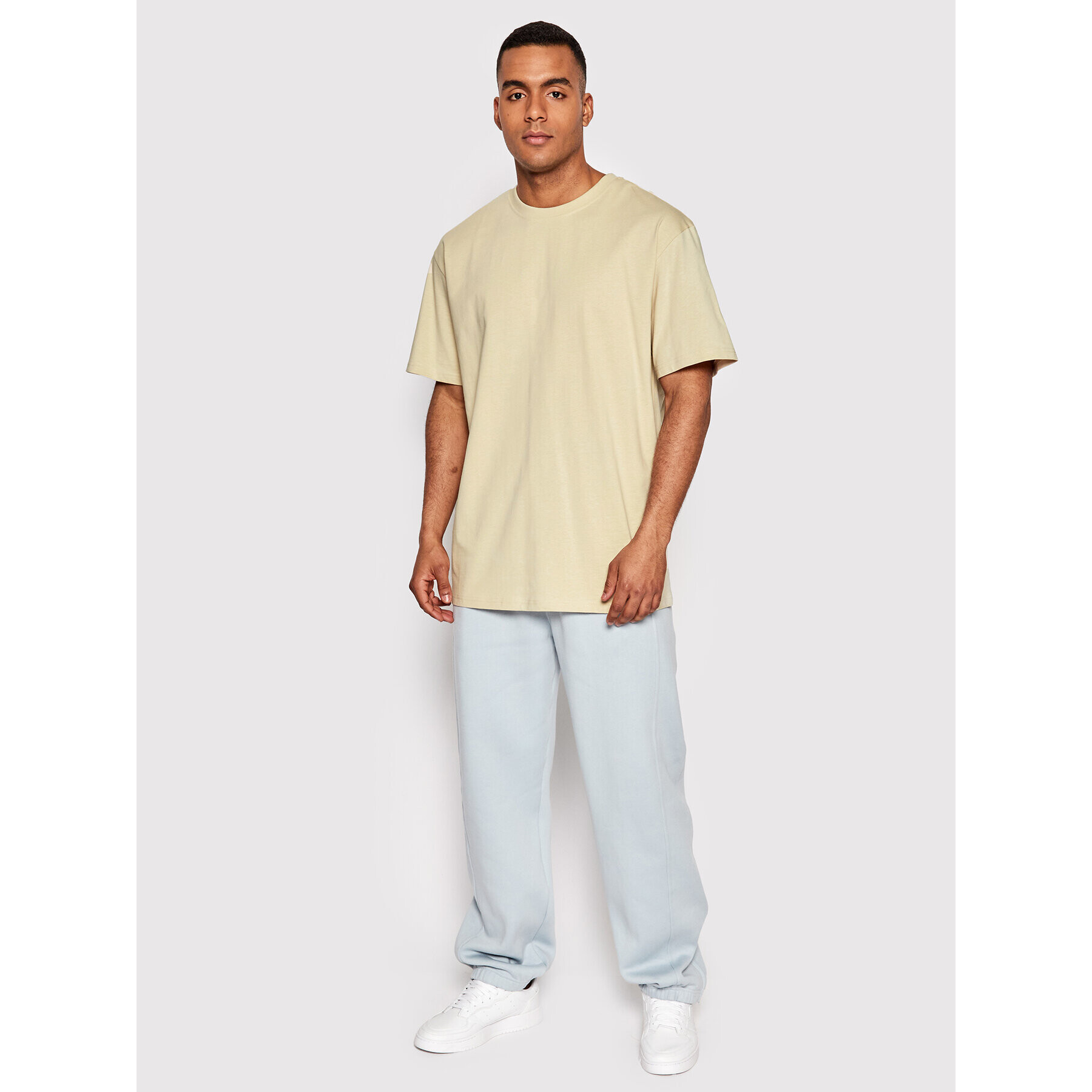 Urban Classics Тишърт Heavy TB1778 Бежов Oversize - Pepit.bg