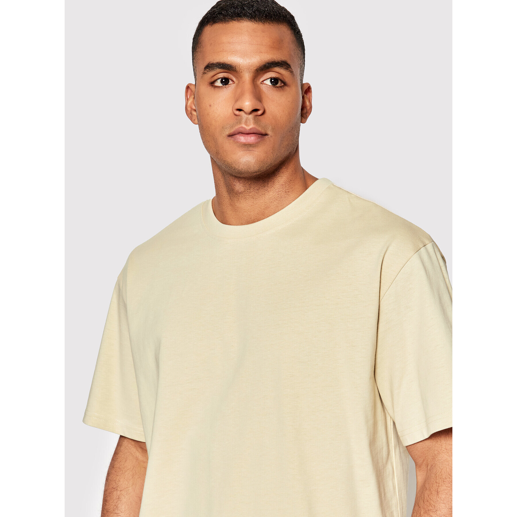 Urban Classics Тишърт Heavy TB1778 Бежов Oversize - Pepit.bg