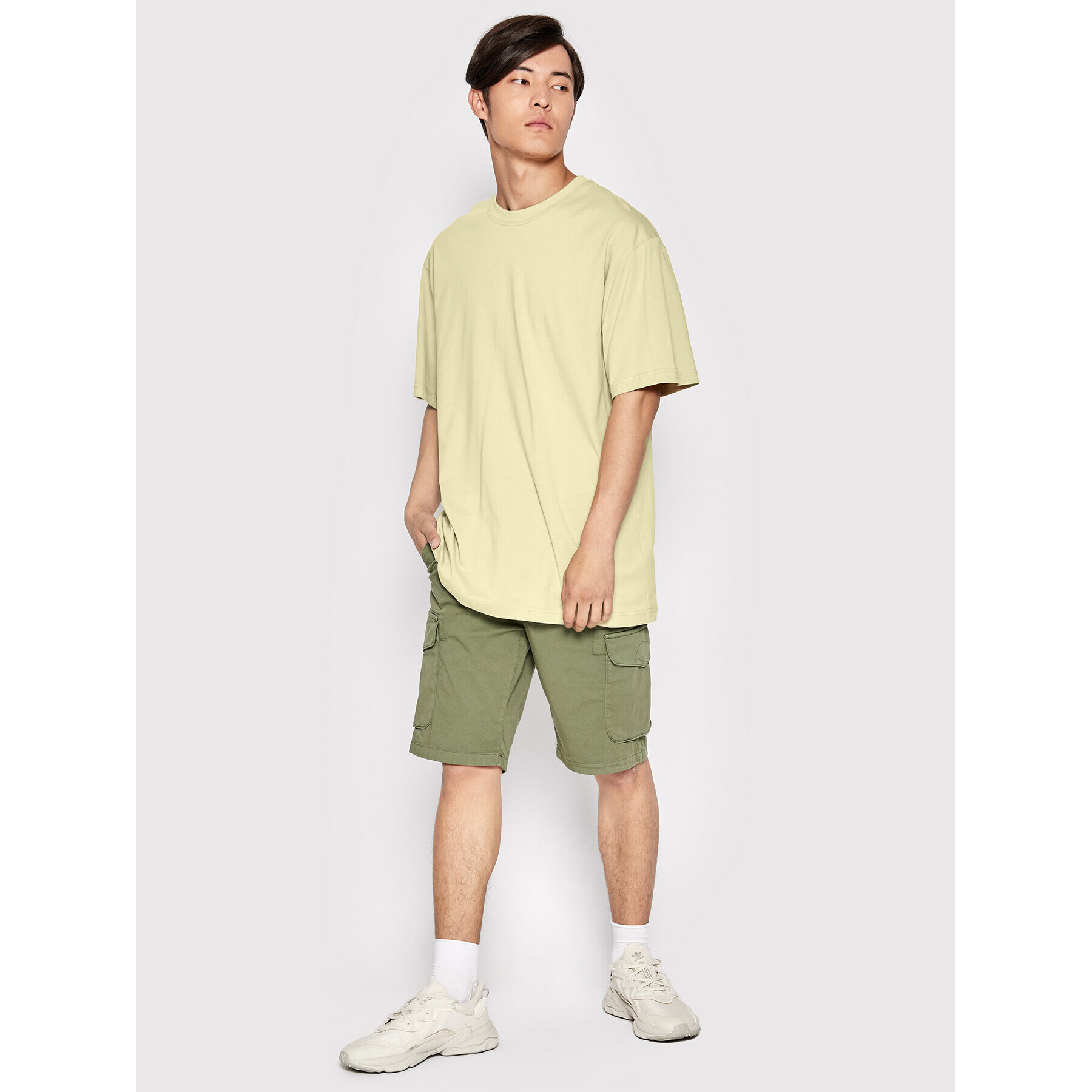 Urban Classics Тишърт Tall TB006 Бежов Oversize - Pepit.bg