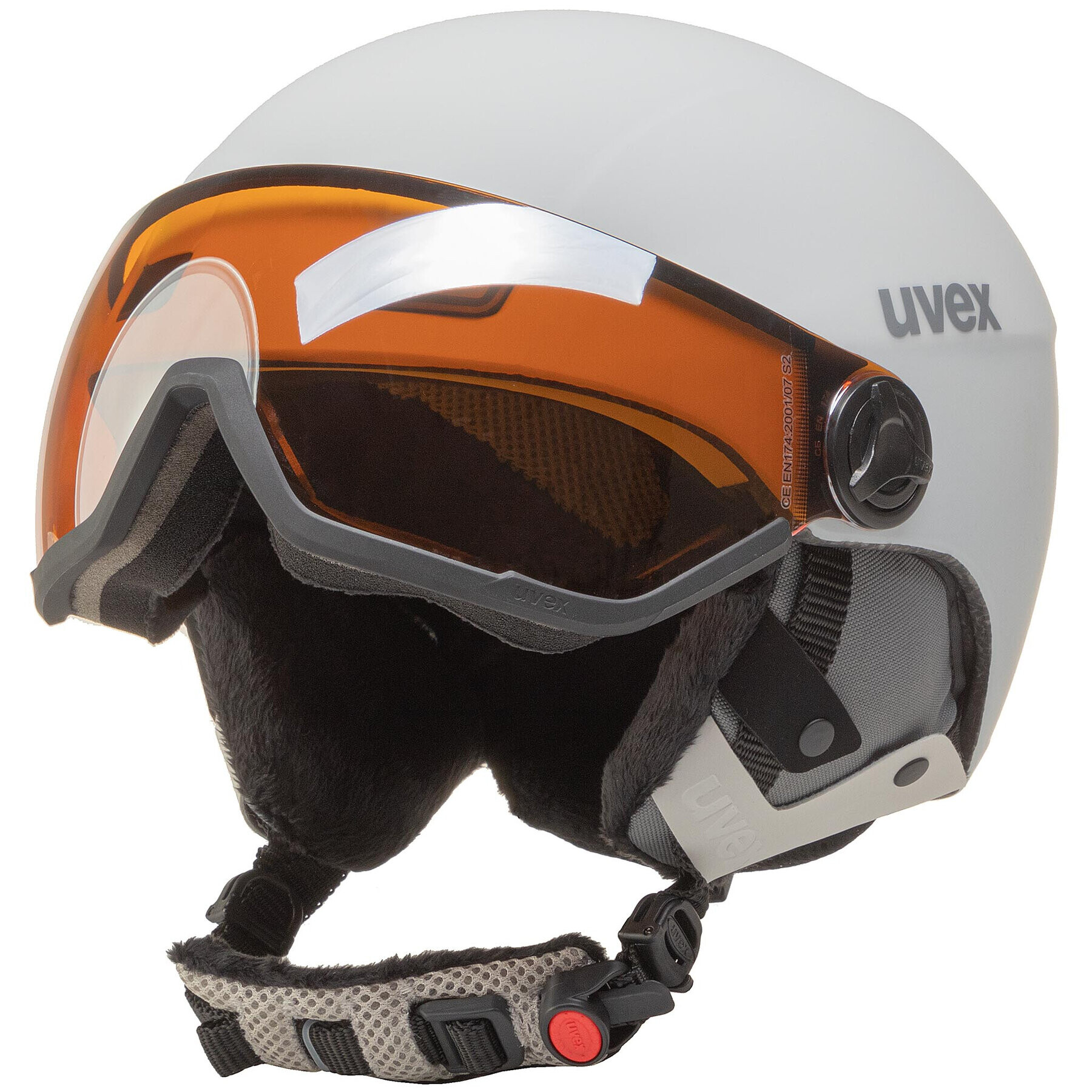 Uvex Скиорска каска Hlmt 400 Visor Style S5662151005 Бял - Pepit.bg