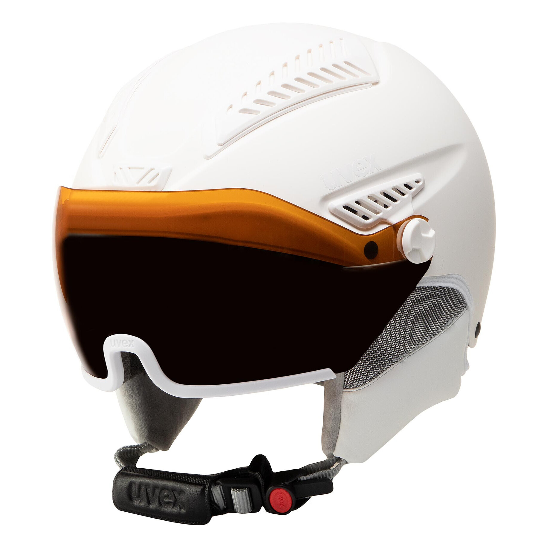 Uvex Скиорска каска Hlmt 600 Visor S5662365004 Бял - Pepit.bg
