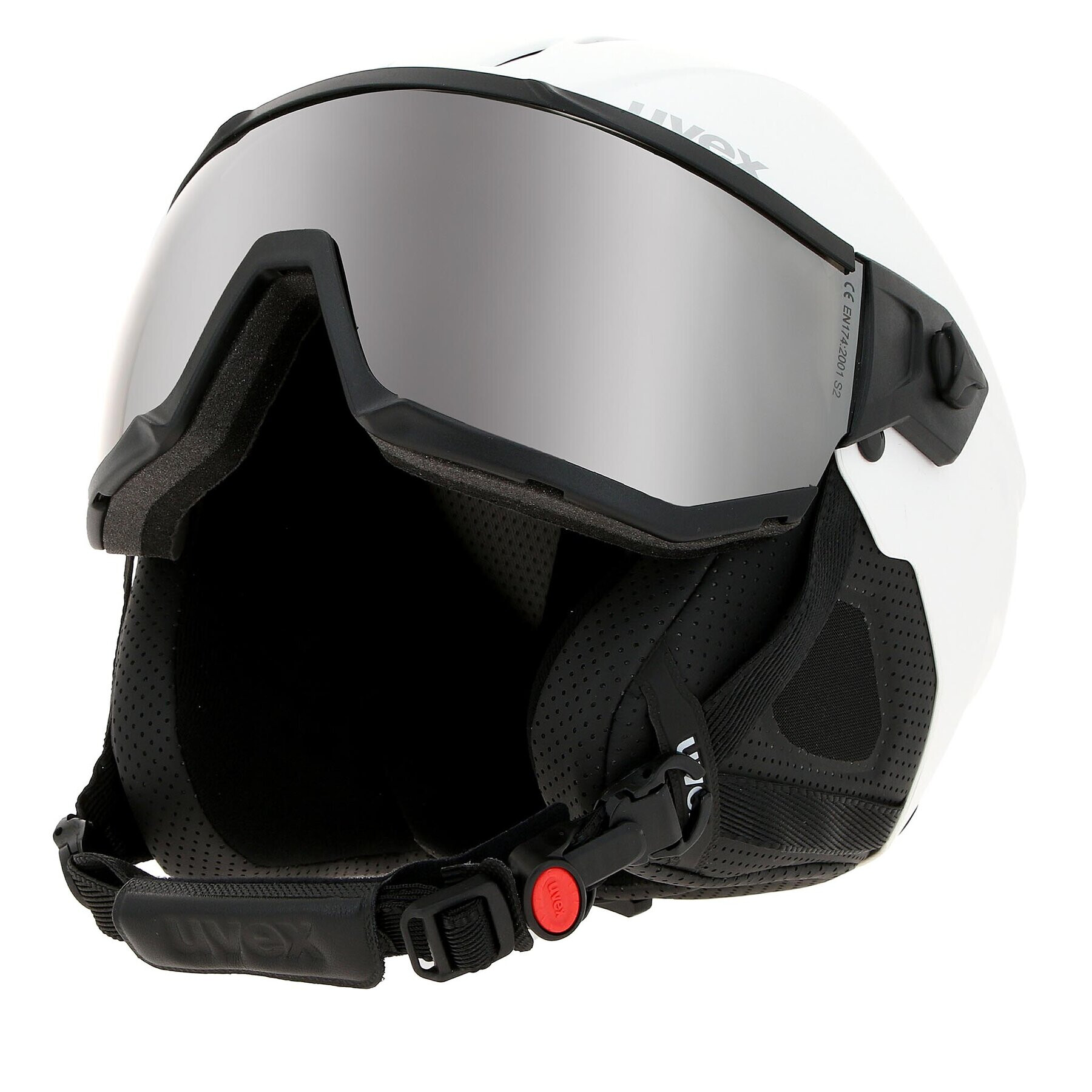 Uvex Скиорска каска Instinct visor 5662605003 Бял - Pepit.bg