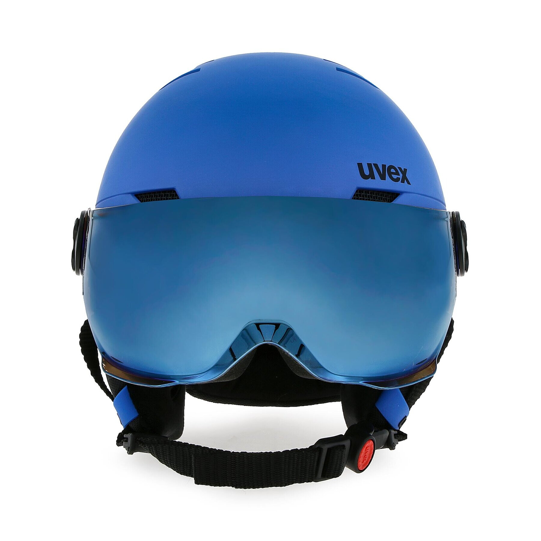 Uvex Скиорска каска Rocket Jr Visor 56/6/263/20 Син - Pepit.bg