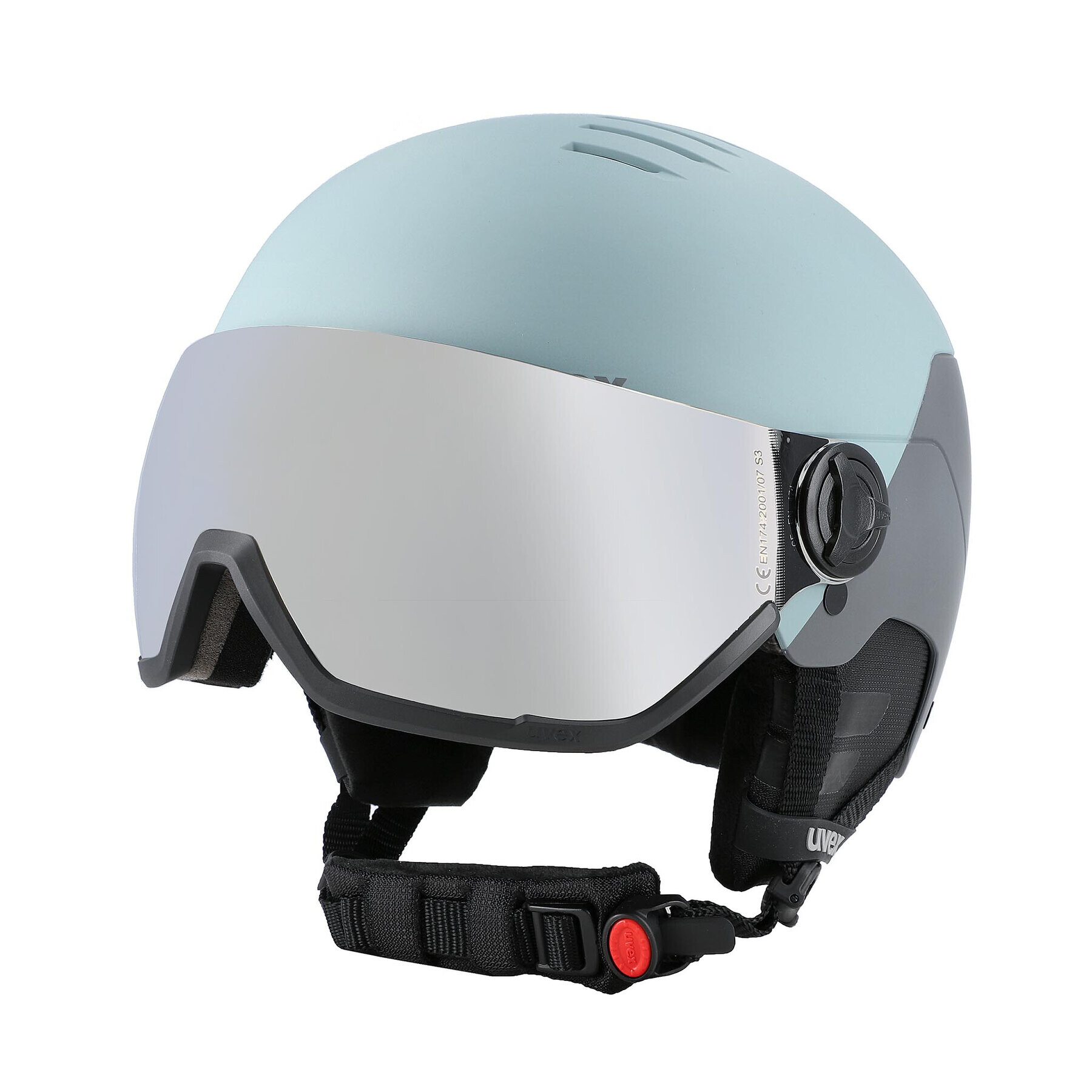 Uvex Скиорска каска Wanted Visor S5662626007 Син - Pepit.bg
