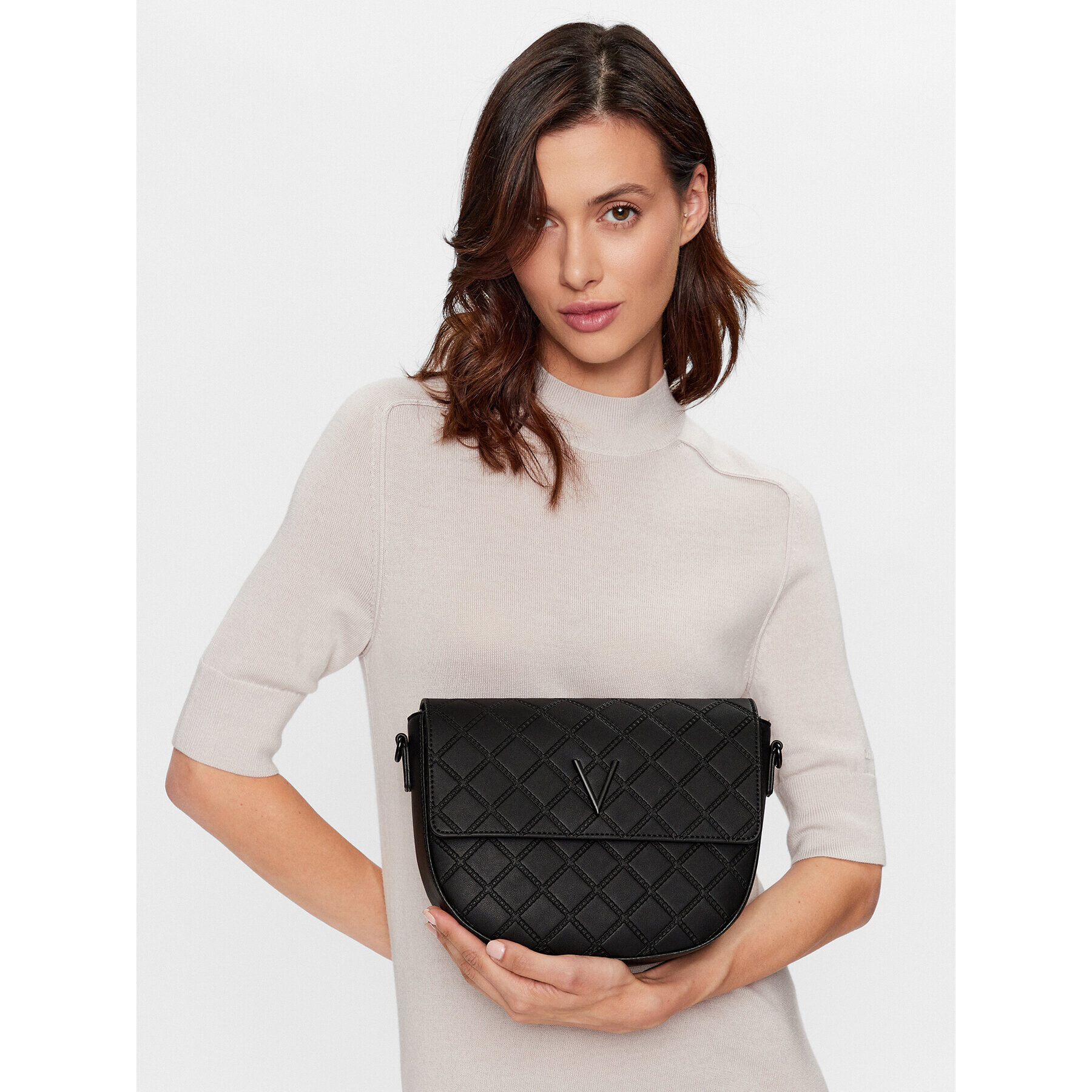 Valentino Дамска чанта Blush VBS6Y802 Черен - Pepit.bg