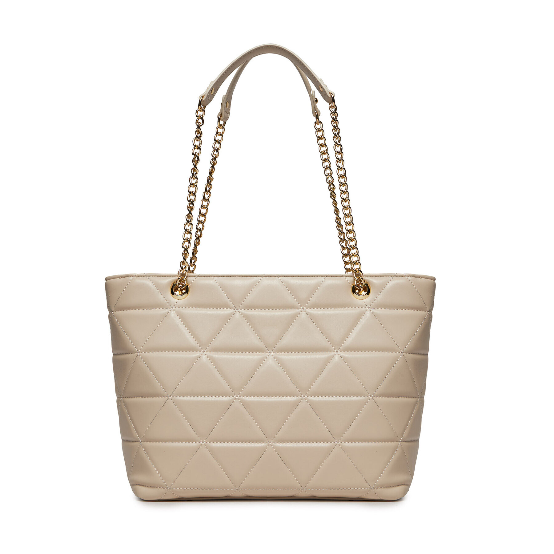 Valentino Дамска чанта Carnaby VBS7LO01 Екрю - Pepit.bg