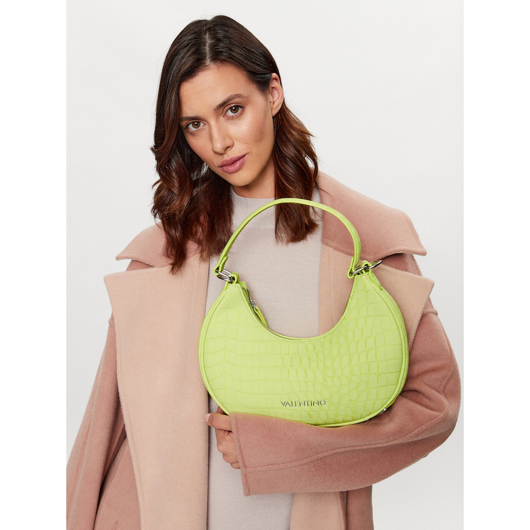 Valentino Дамска чанта Coconut VBS6SV01C Зелен - Pepit.bg