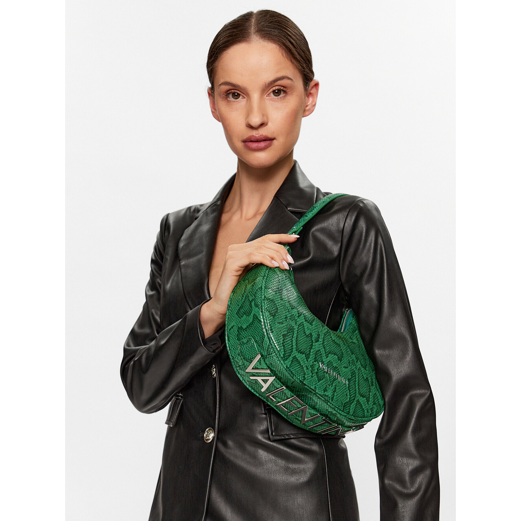 Valentino Дамска чанта Coconut VBS6SV01P Зелен - Pepit.bg