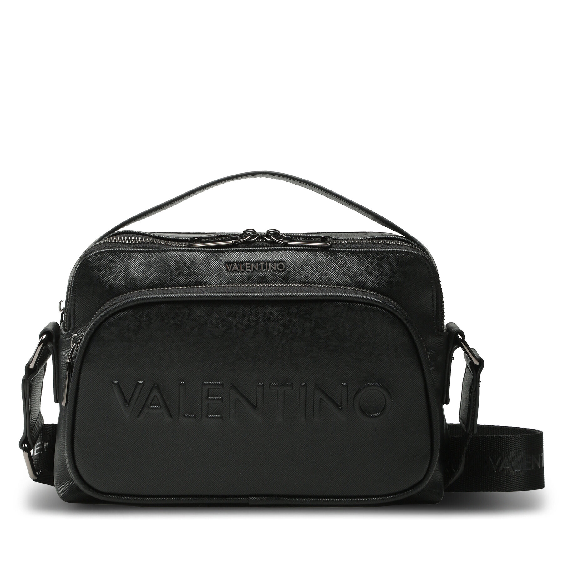 Valentino Дамска чанта Fetch VBS6QX02RE Черен - Pepit.bg