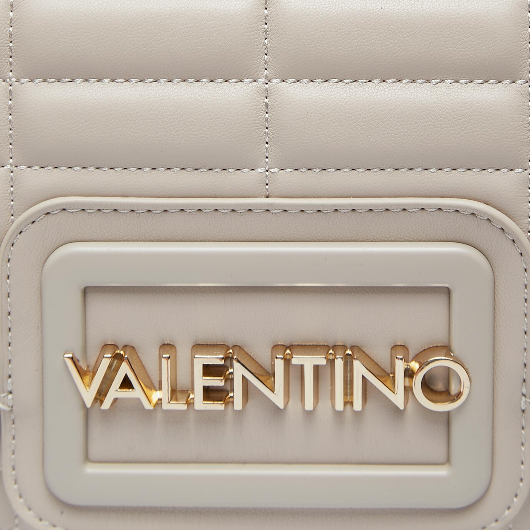 Valentino Дамска чанта Quilt VBS7G802 Екрю - Pepit.bg