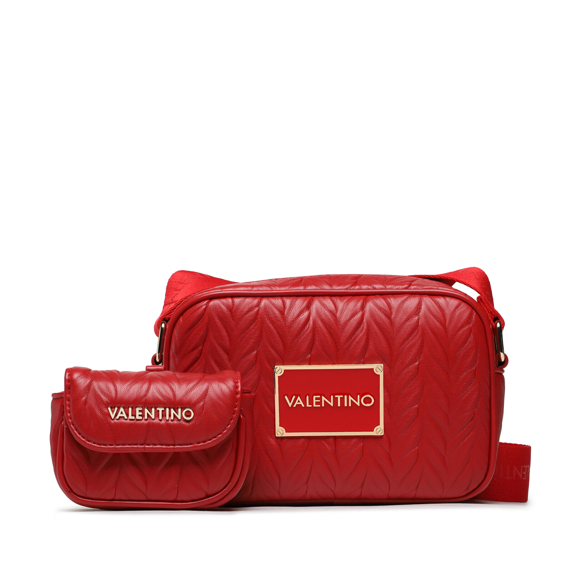 Valentino Дамска чанта Sunny Re VBS6TA04 Червен - Pepit.bg