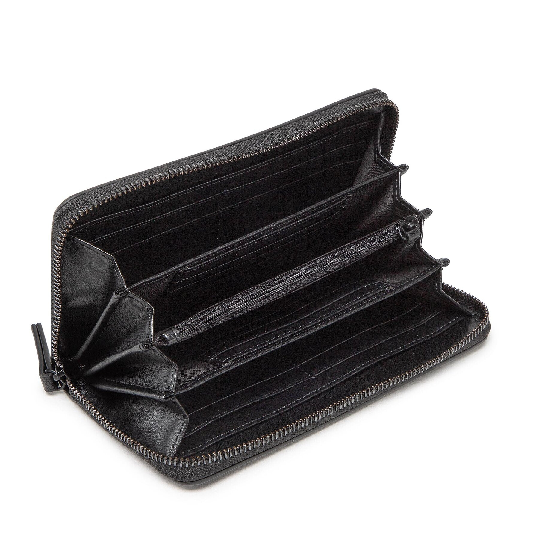 Valentino Голям дамски портфейл Basmati VPS6LU155 Черен - Pepit.bg