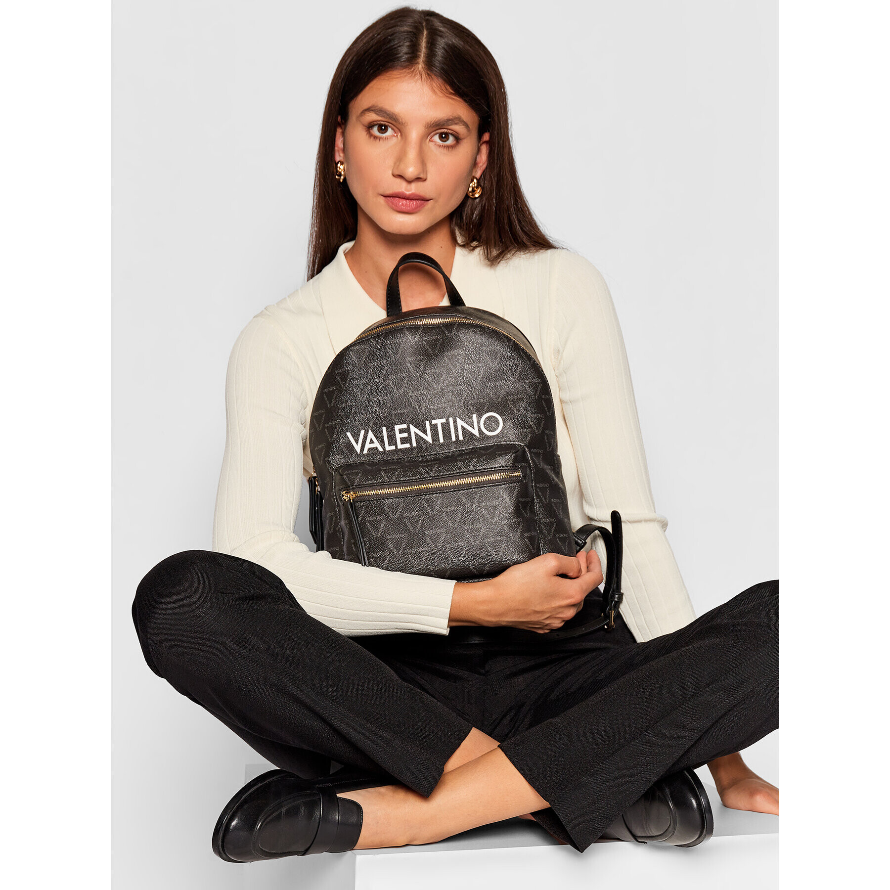 Valentino Раница Liuto VBS3KG16 Черен - Pepit.bg