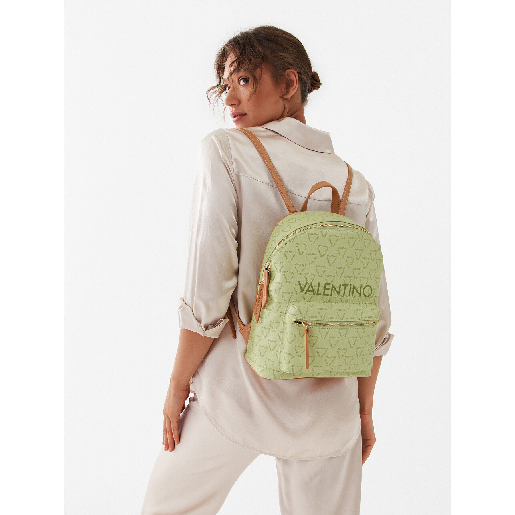 Valentino Раница Liuto VBS3KG16 Зелен - Pepit.bg