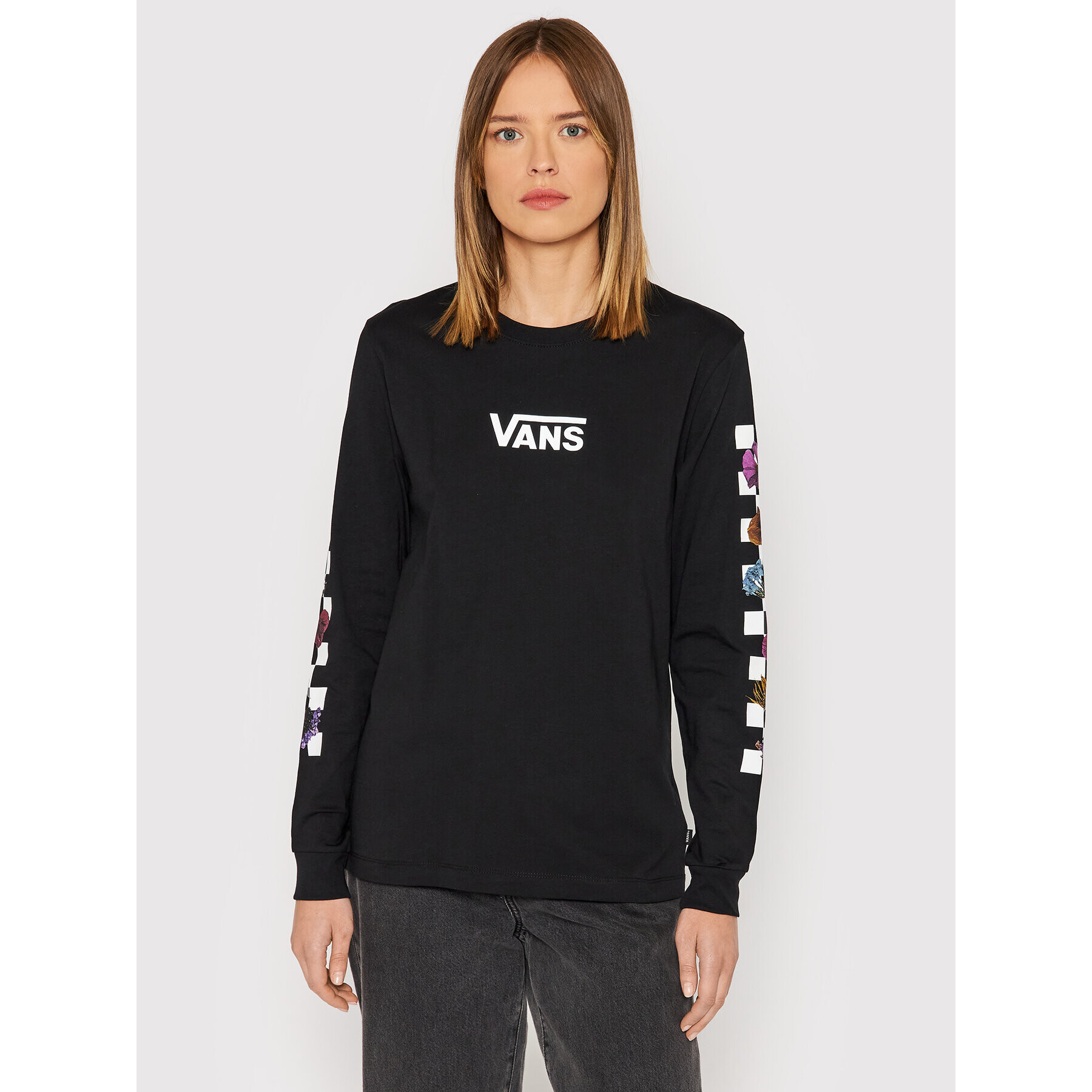 Vans Блуза Shnabby VN0A5LAF Черен Regular Fit - Pepit.bg