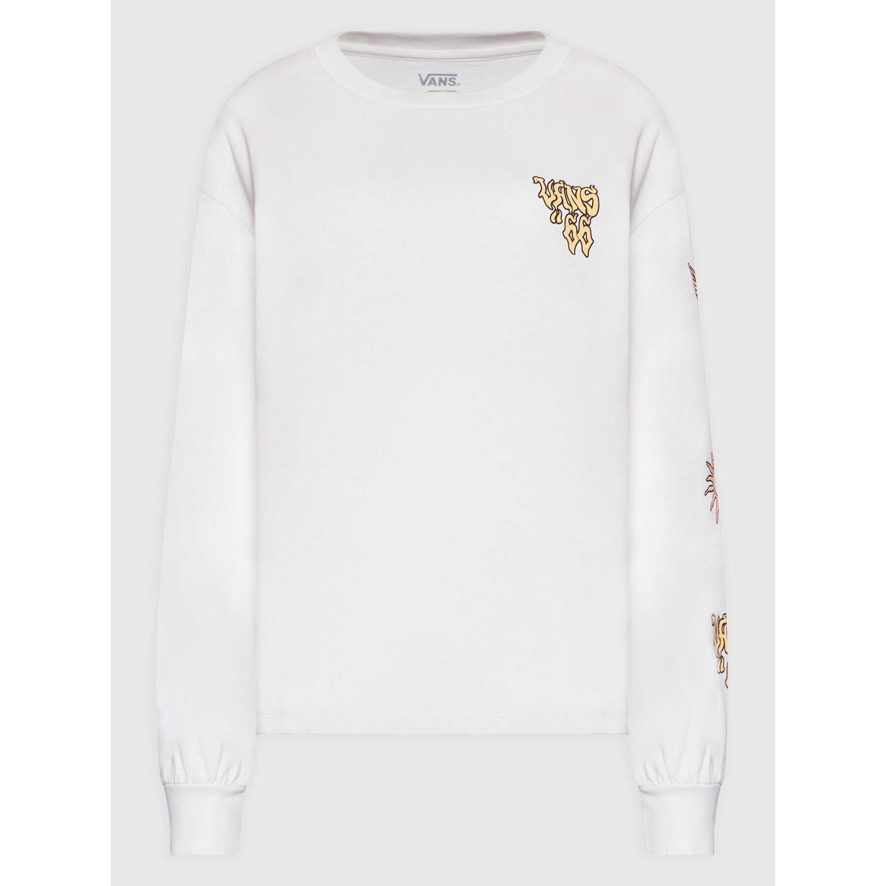 Vans Блуза Skully 2 VN0A7RSD Бял Regular Fit - Pepit.bg