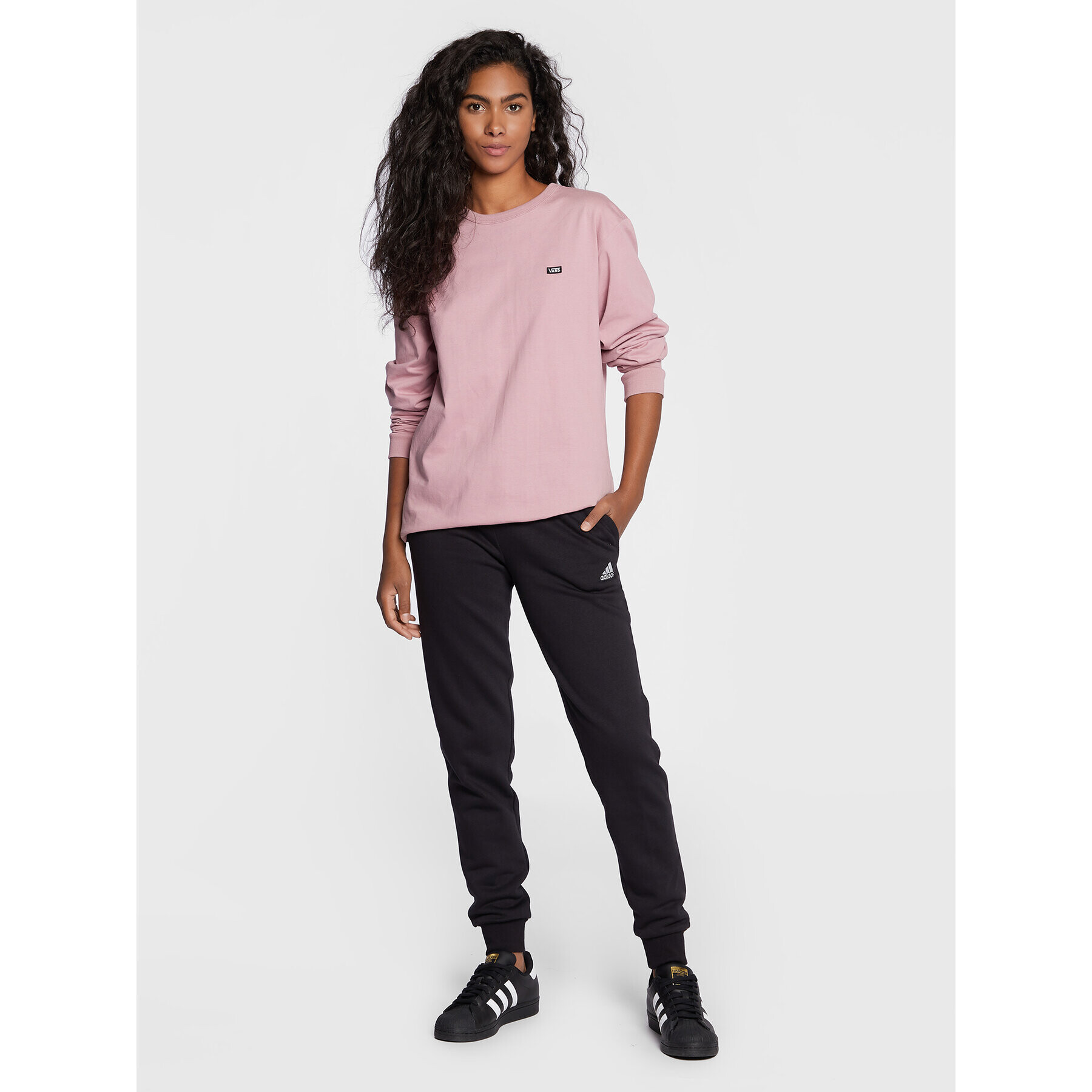 Vans Блуза VN0A5I8Y Розов Regular Fit - Pepit.bg