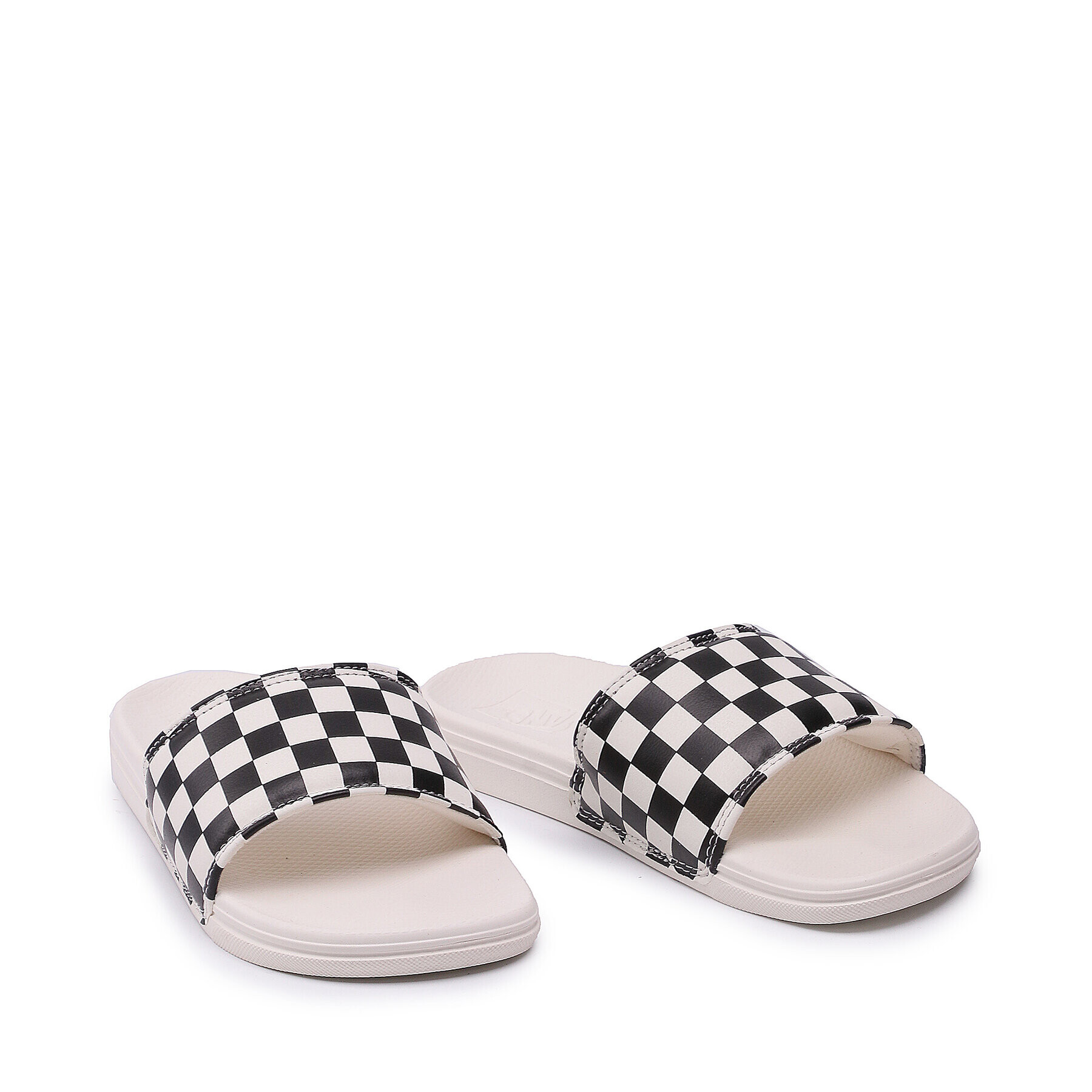 Vans Чехли La Costa Slide-On VN0A5HFER6R Бял - Pepit.bg
