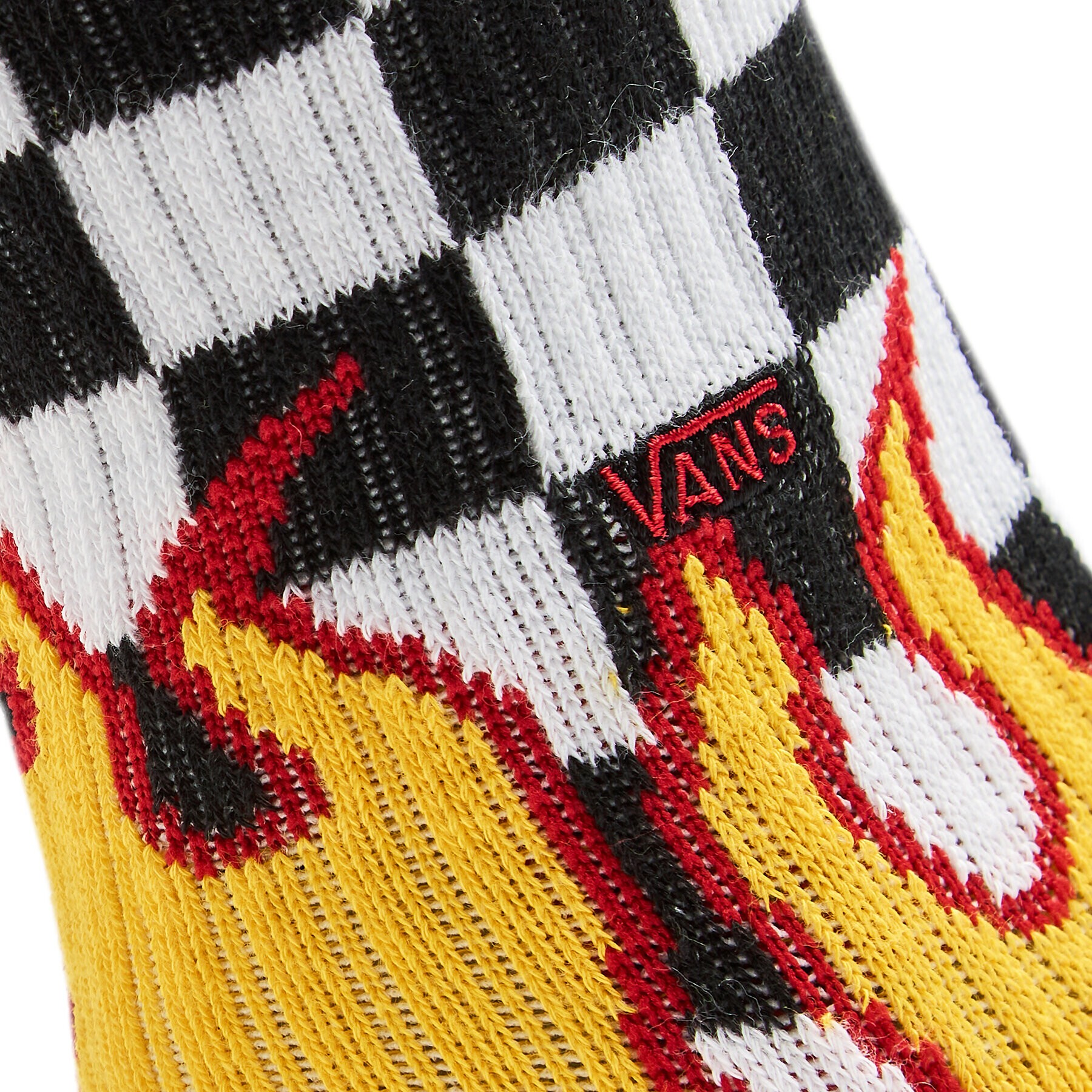 Vans Чорапи дълги детски Flame Checkin Crew VN000613Y281 Цветен - Pepit.bg