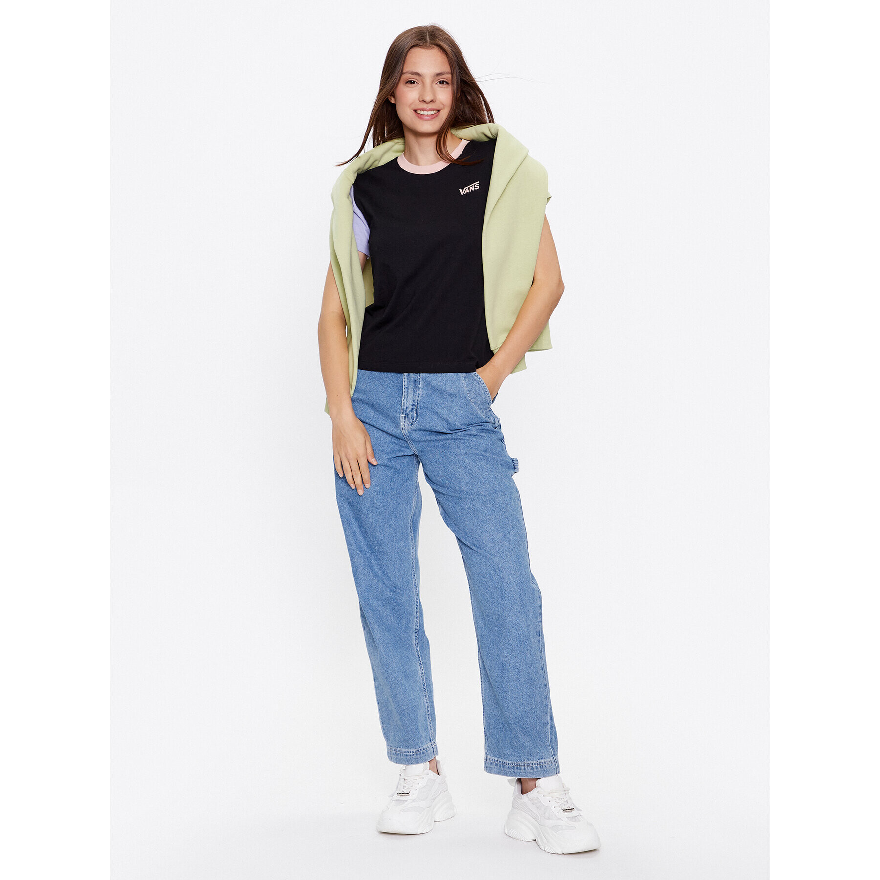 Vans Дънки Ground Work Denim Pant VN000A7J Сив Regular Fit - Pepit.bg