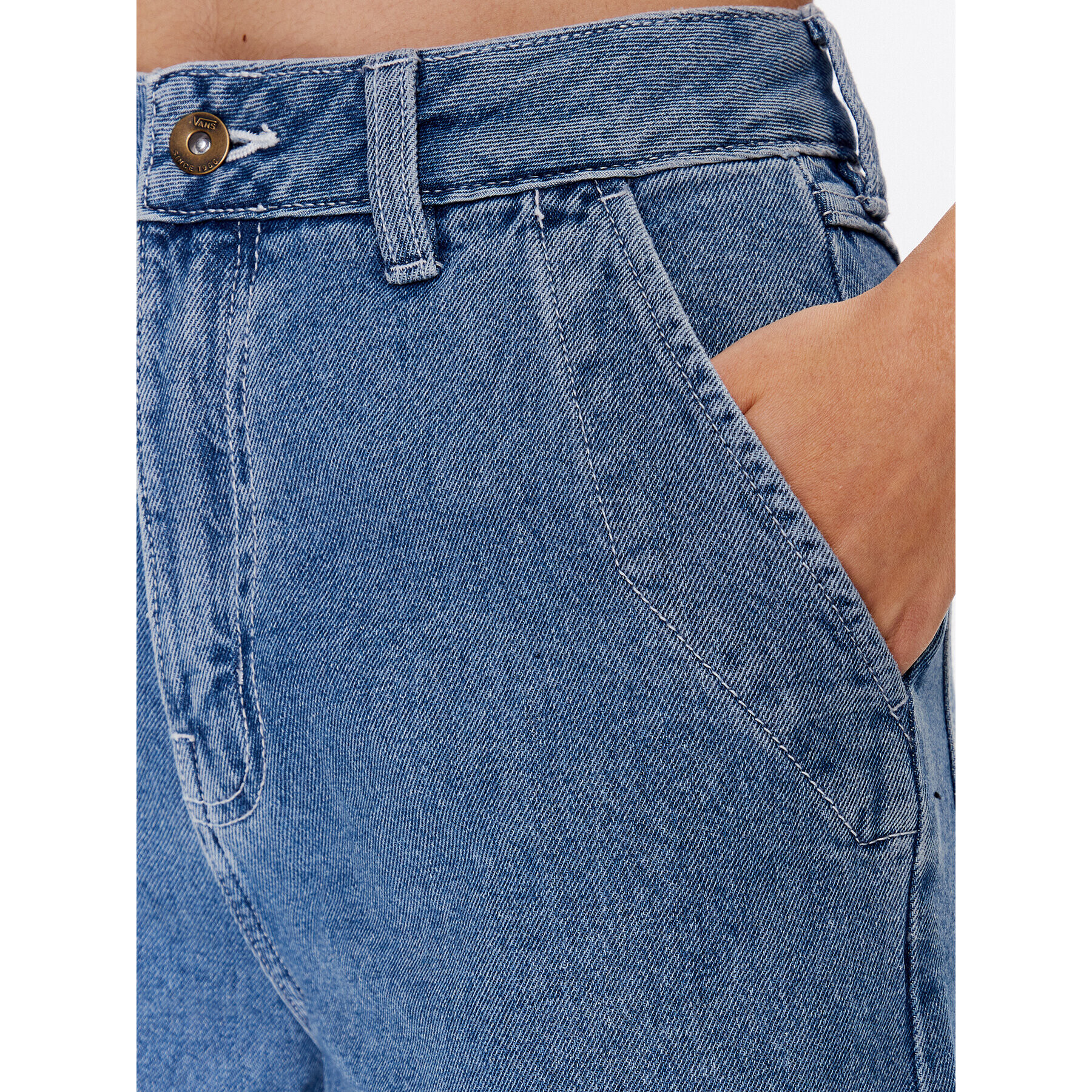 Vans Дънки Ground Work Denim Pant VN000A7J Сив Regular Fit - Pepit.bg