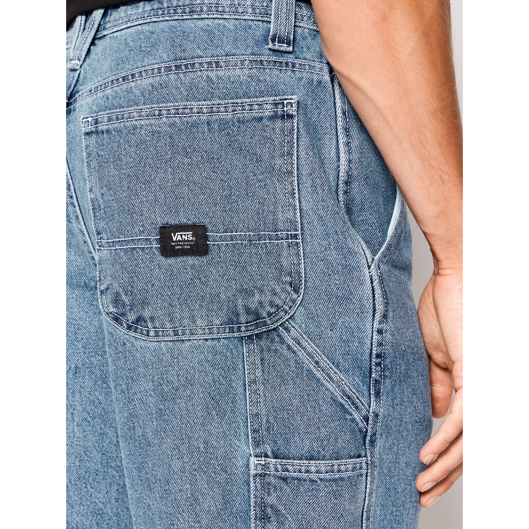 Vans Дънкови шорти Drill Chore VN0A7S4S Син Loose Fit - Pepit.bg