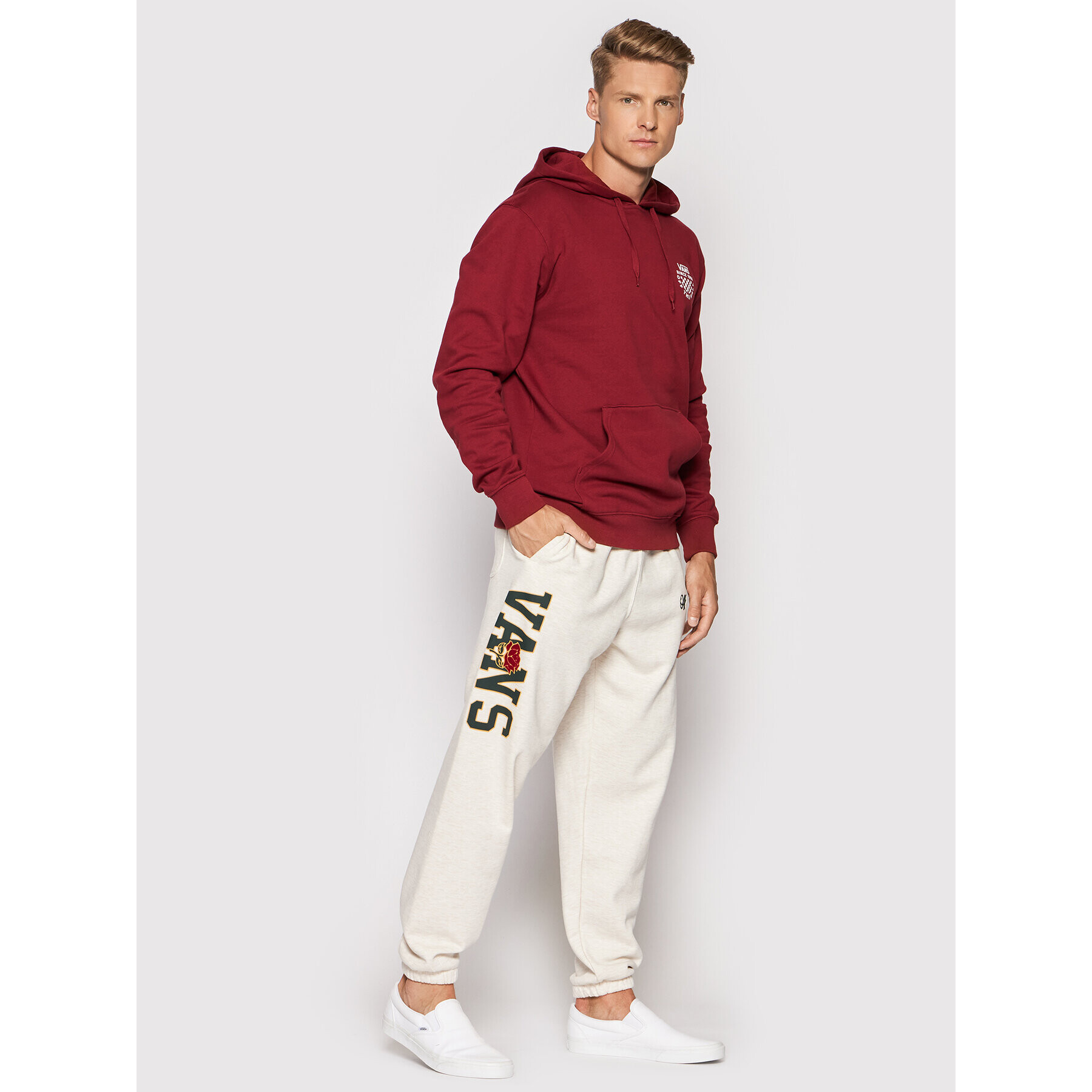 Vans Долнище анцуг 66 Champs VN0A5FJR Сив Loose Fit - Pepit.bg