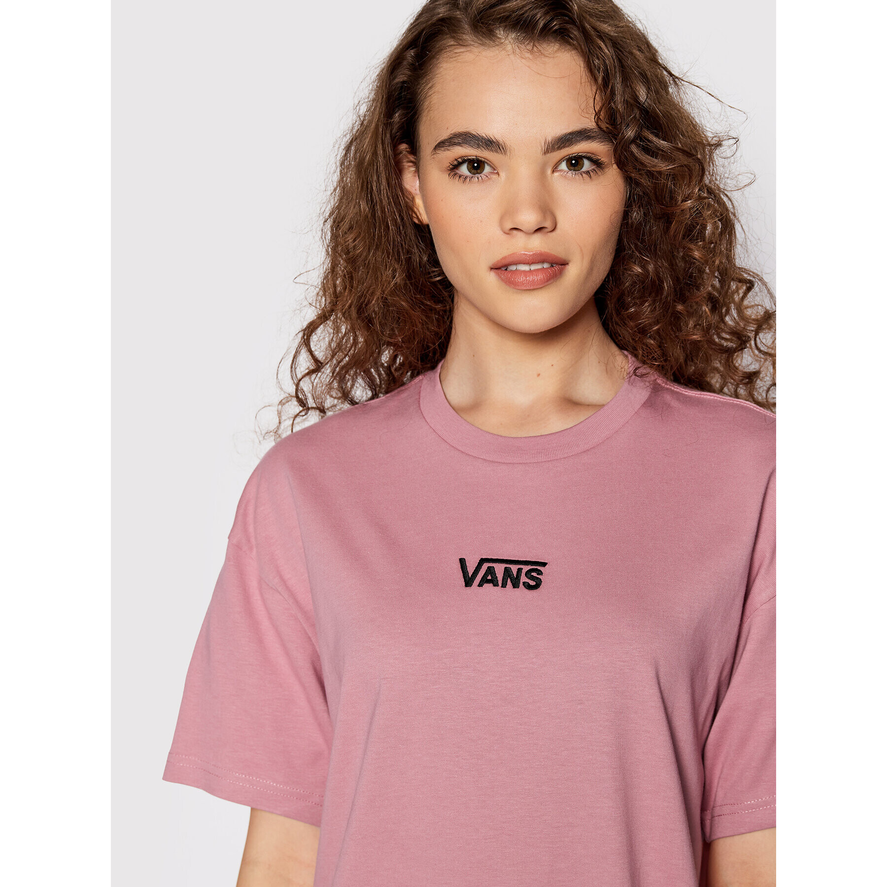 Vans Ежедневна рокля Center Vee VN0A4RU2 Розов Oversize - Pepit.bg