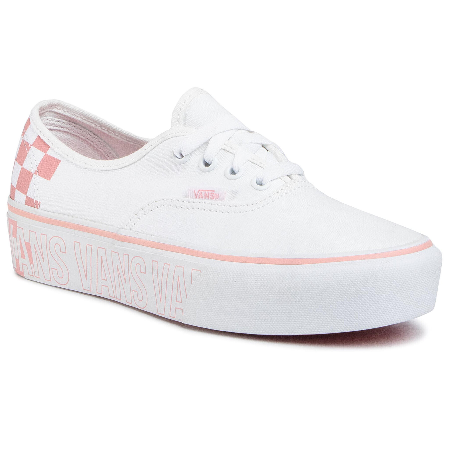 Vans Гуменки Authentic Platfor VN0A3AV8AHP1 Бял - Pepit.bg