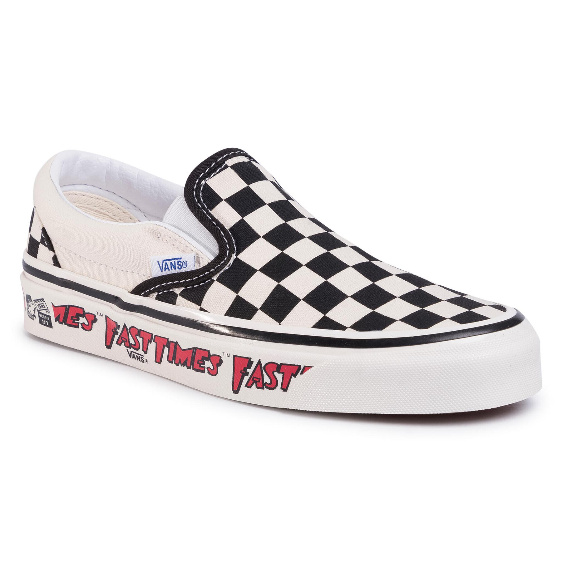 Vans Гуменки Classic Slip-On 9 VN0A3JEXWVP1 Бял - Pepit.bg