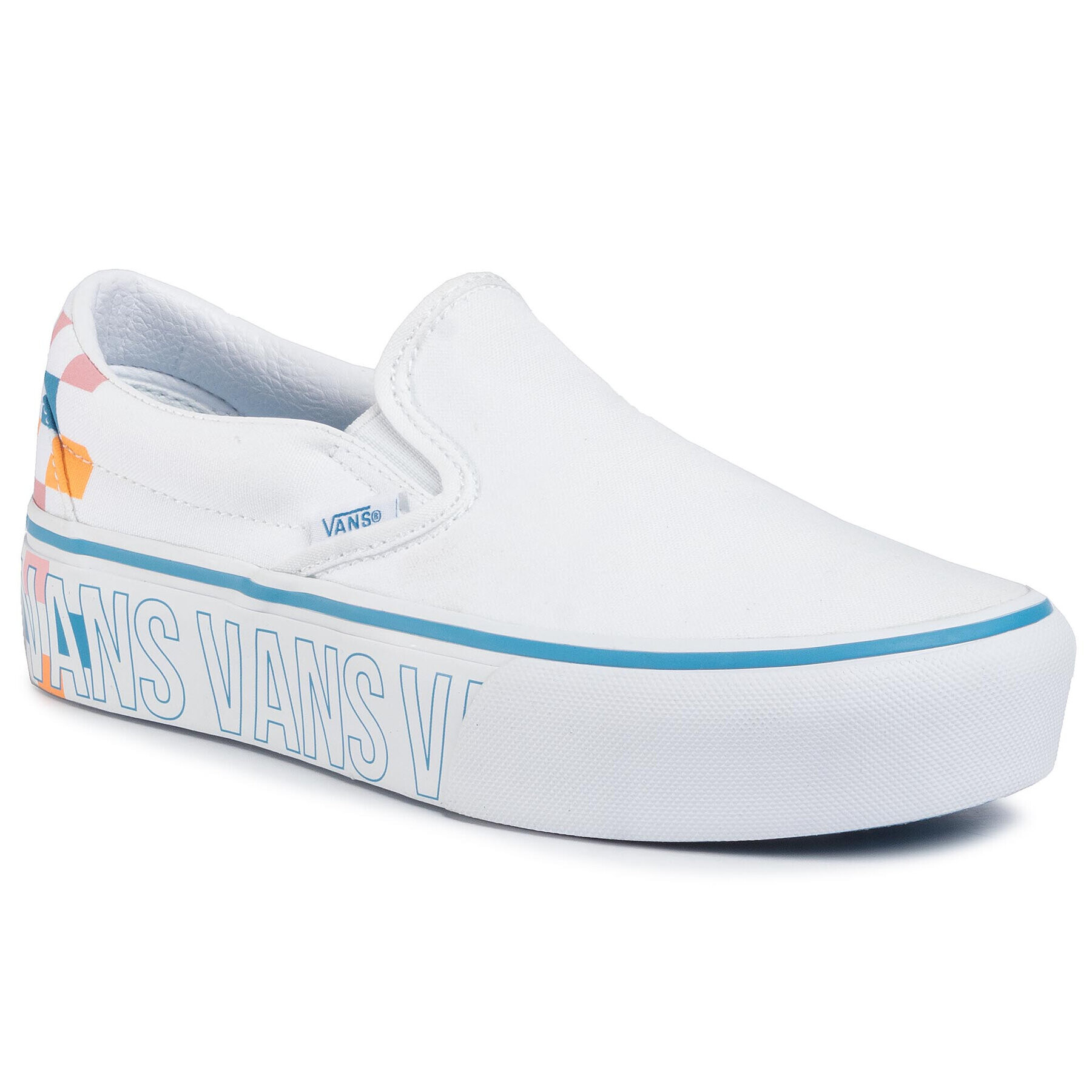 Vans Гуменки Classic Slip-On P VN0A3JEZAHP1 Бял - Pepit.bg