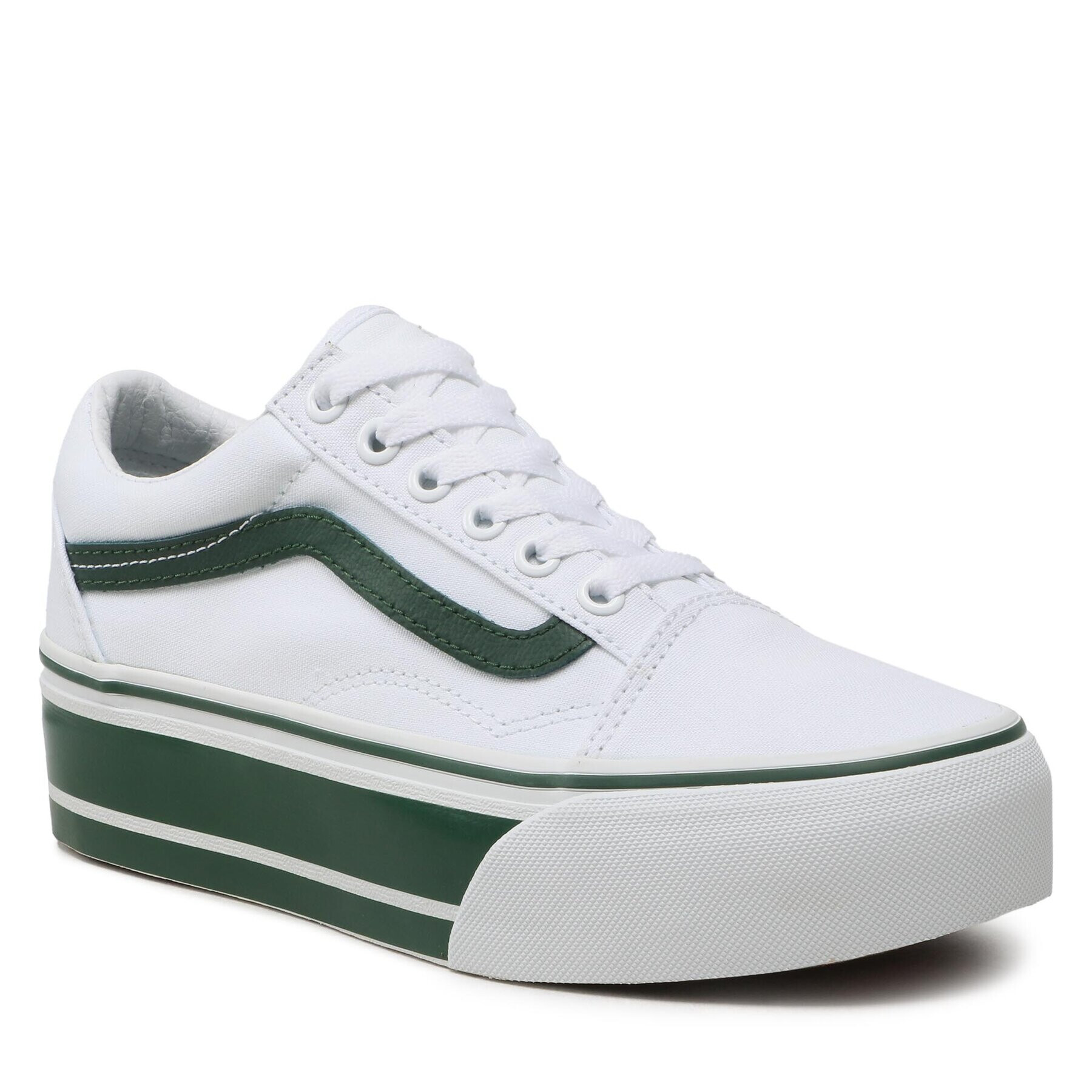 Vans Гуменки Old Skool Stac VN0A7Q5MBGN1 Бял - Pepit.bg
