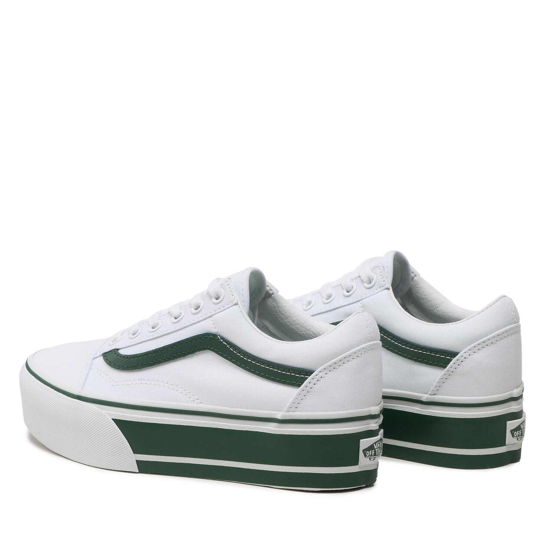 Vans Гуменки Old Skool Stac VN0A7Q5MBGN1 Бял - Pepit.bg