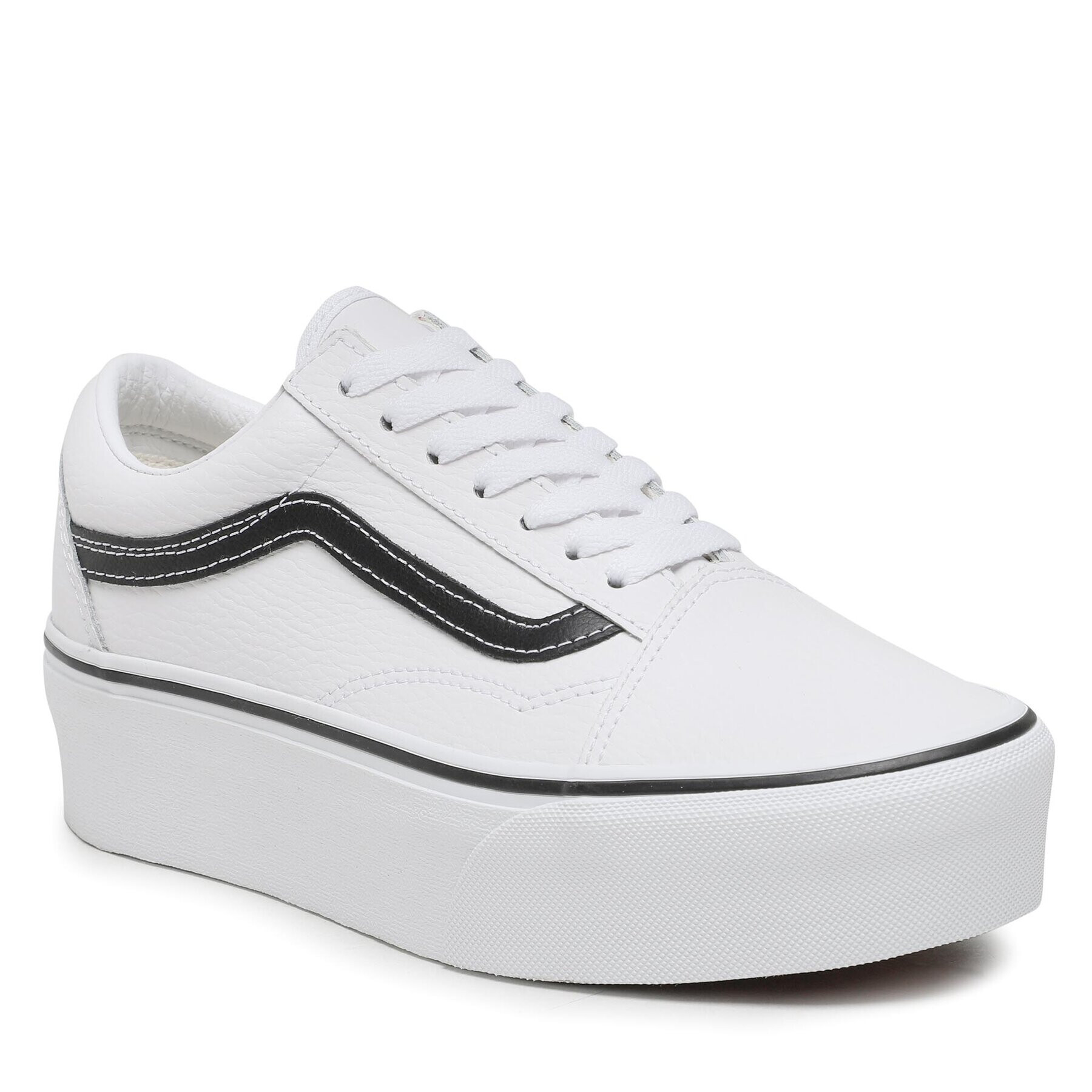 Vans Гуменки Ua Old Skool Stackform VN0A7Q5MTWB1 Бял - Pepit.bg