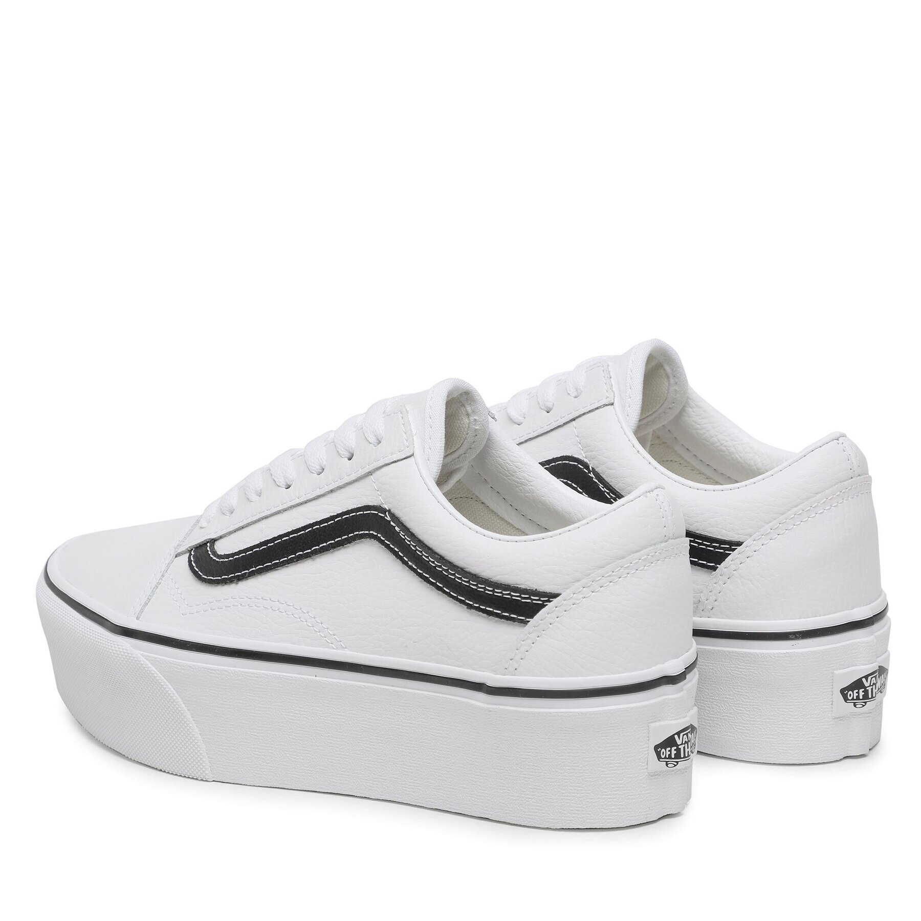 Vans Гуменки Ua Old Skool Stackform VN0A7Q5MTWB1 Бял - Pepit.bg