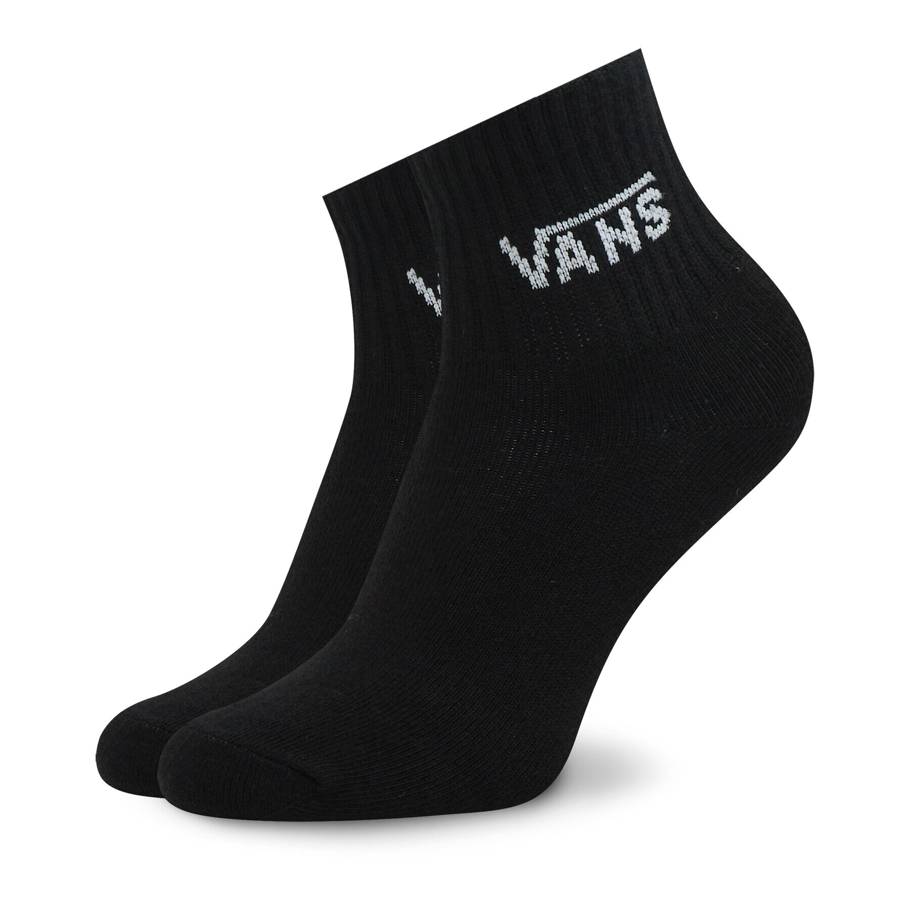 Vans Комплект 3 чифта дълги чорапи дамски Half Crew Sock VN00073EIZH1 Черен - Pepit.bg