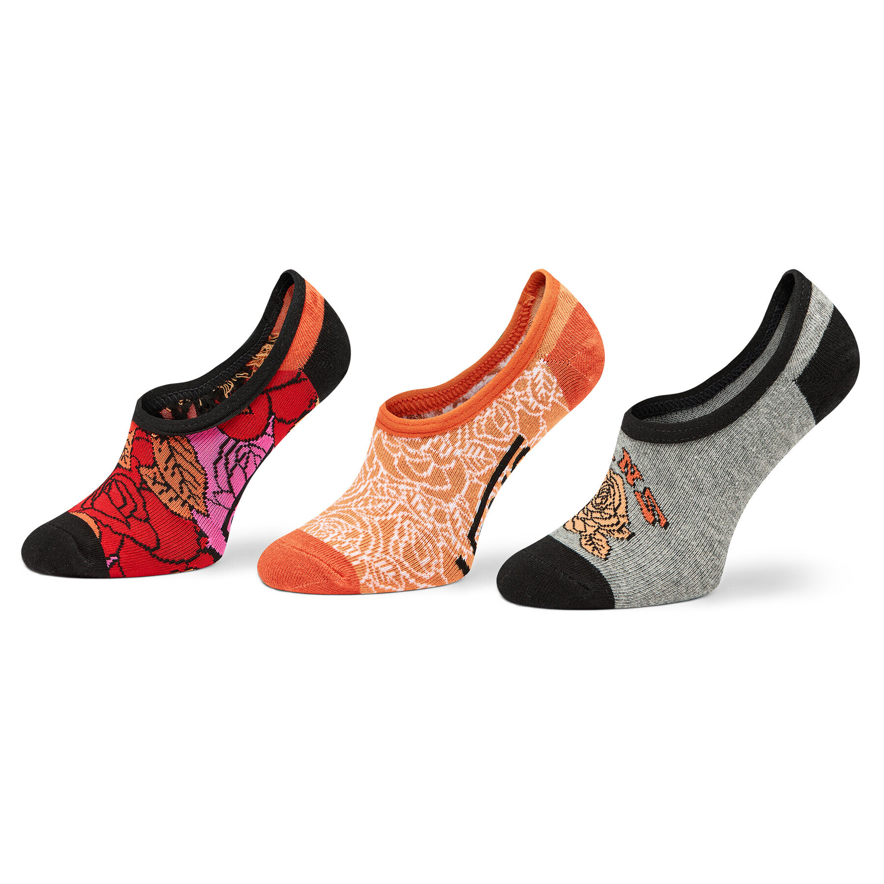 Vans Комплект 3 чифта терлик детски Rose Tie Dye Цветен - Pepit.bg