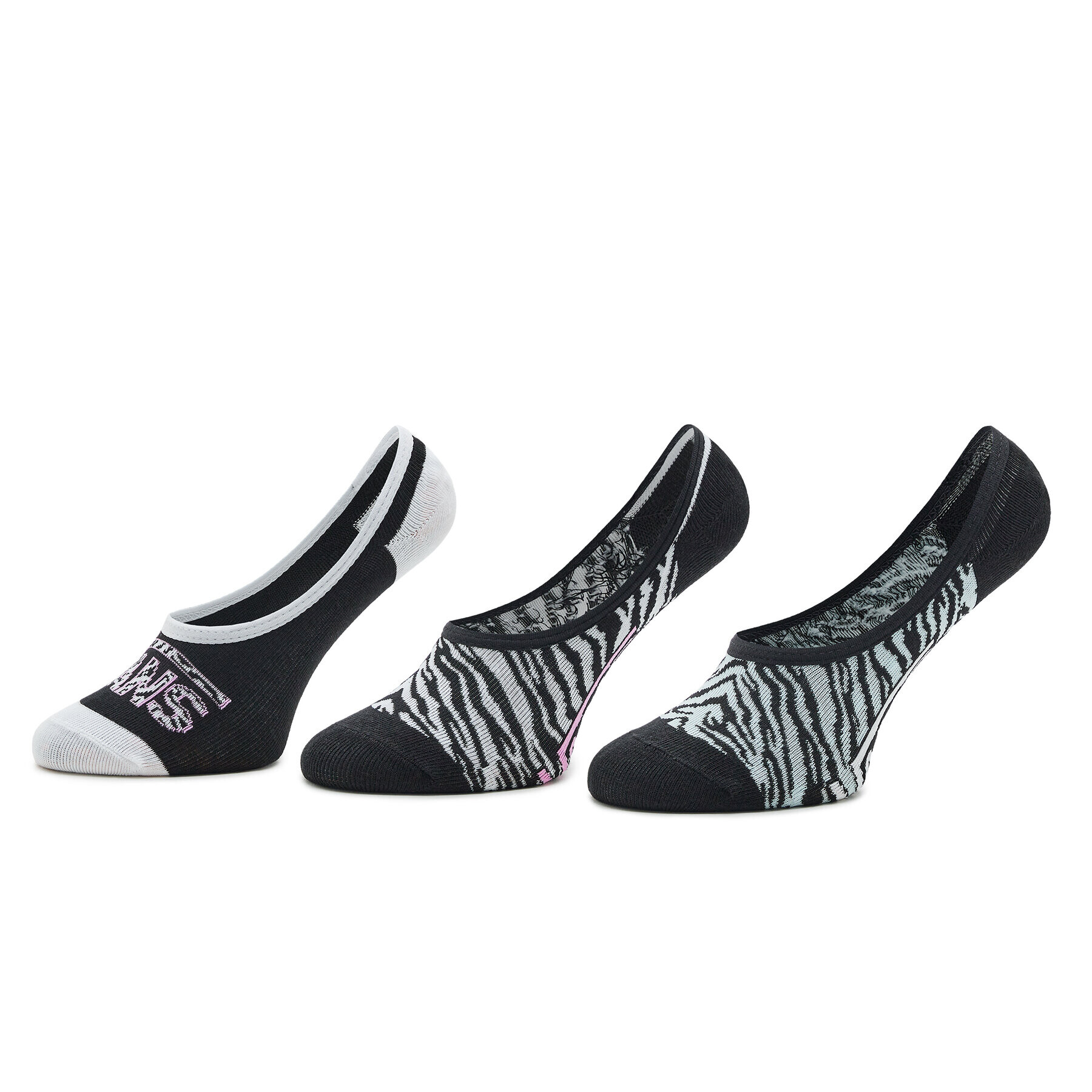 Vans Комплект 3 чифта терлик детски Zebra Daze Canoodle VN0007AXBR51 Цветен - Pepit.bg