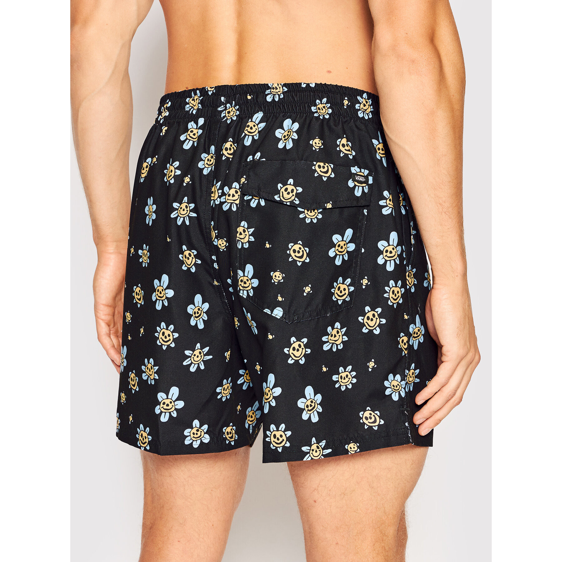 Vans Плувни шорти Mixed Volley VN0A3W4K Черен Regular Fit - Pepit.bg
